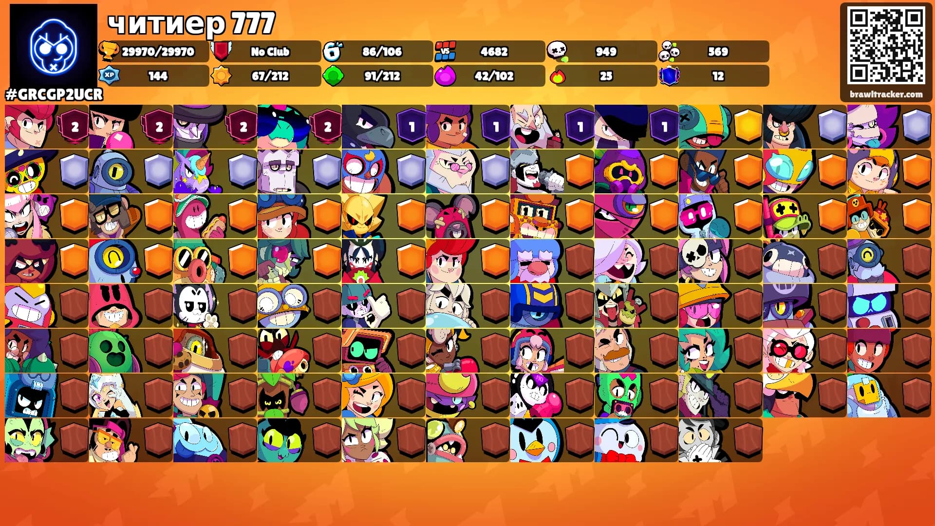 читиер 777's Ranks
