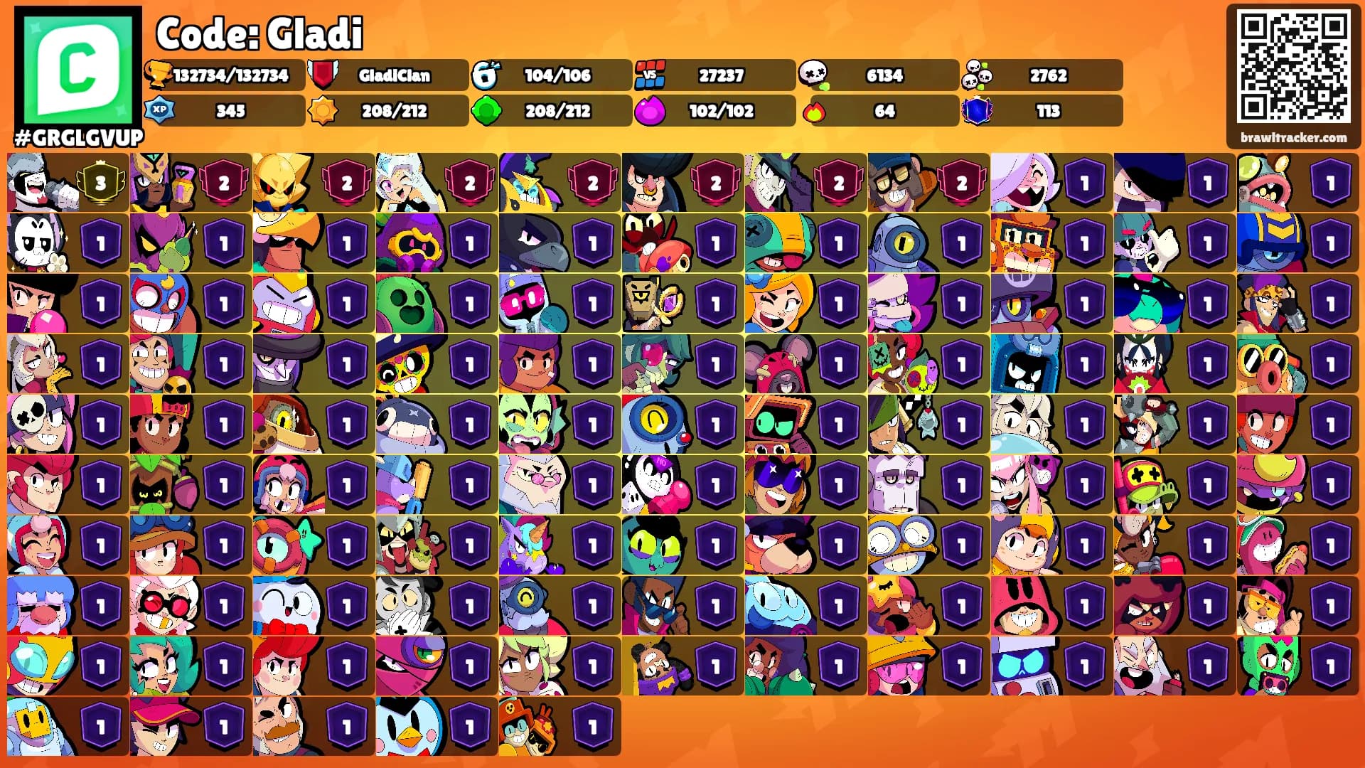 Code: Gladi's Ranks