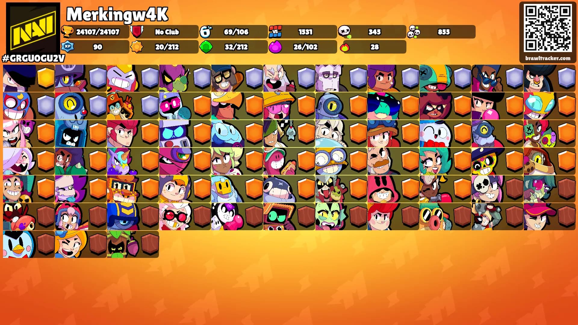 Merkingw4K's Ranks