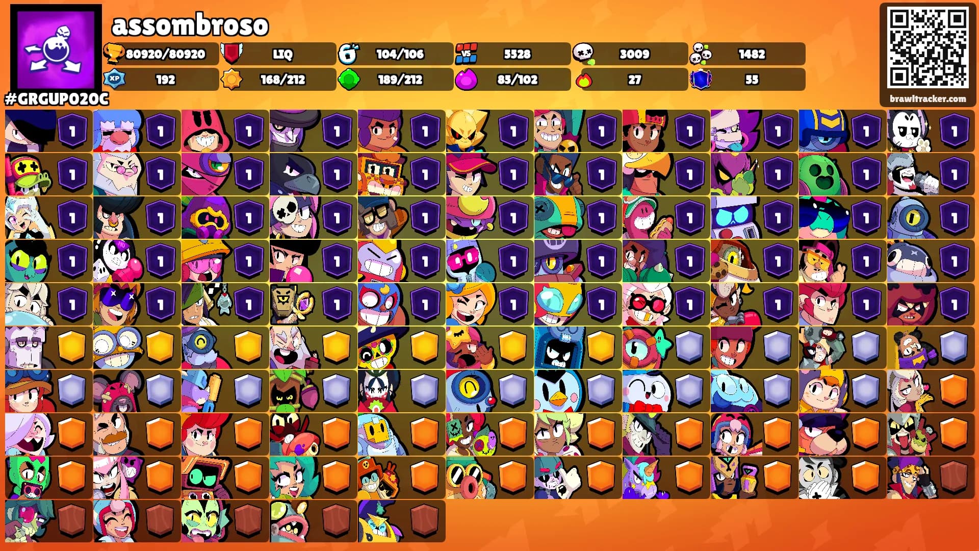 assombroso's Ranks