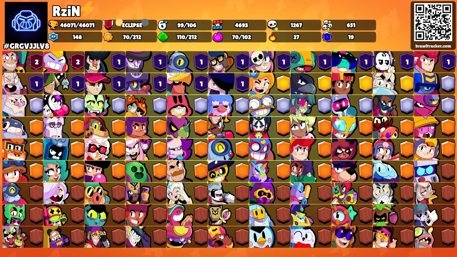 RziN⚡'s Ranks