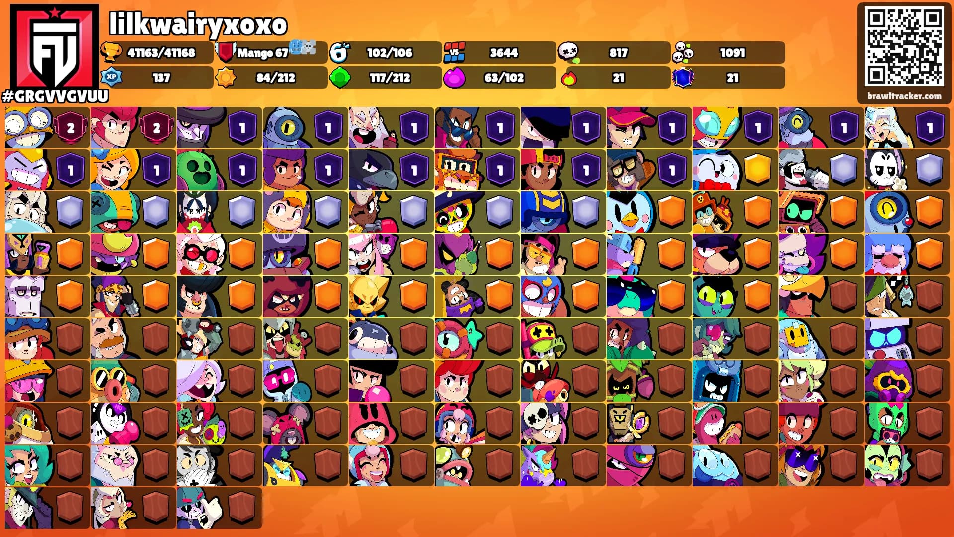 lilkwairyxoxo's Ranks