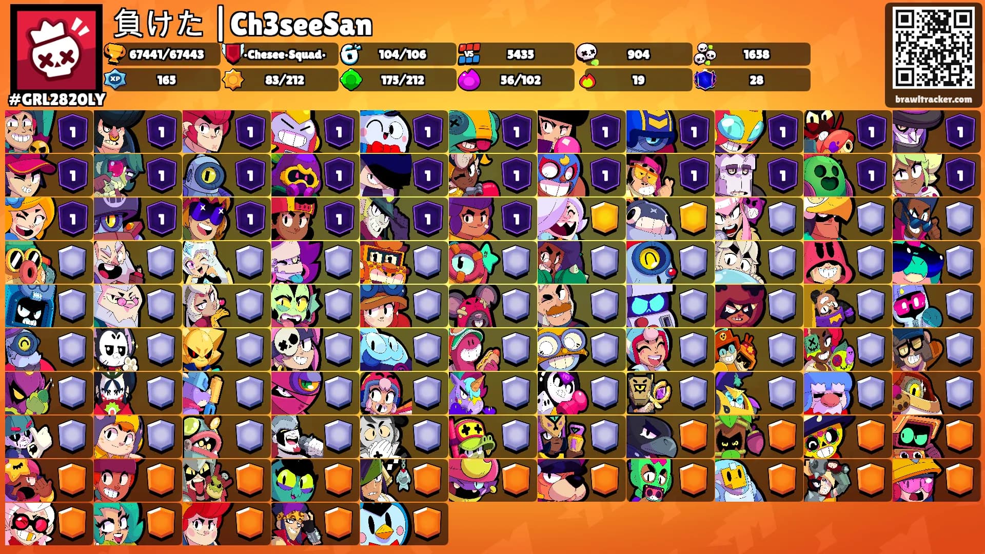 負けた |Ch3seeSan's Ranks