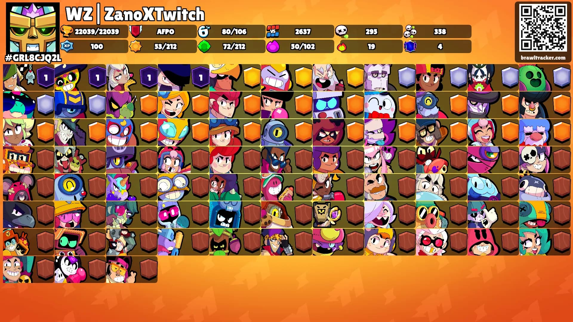 WZ|ZanoXTwitch's Ranks