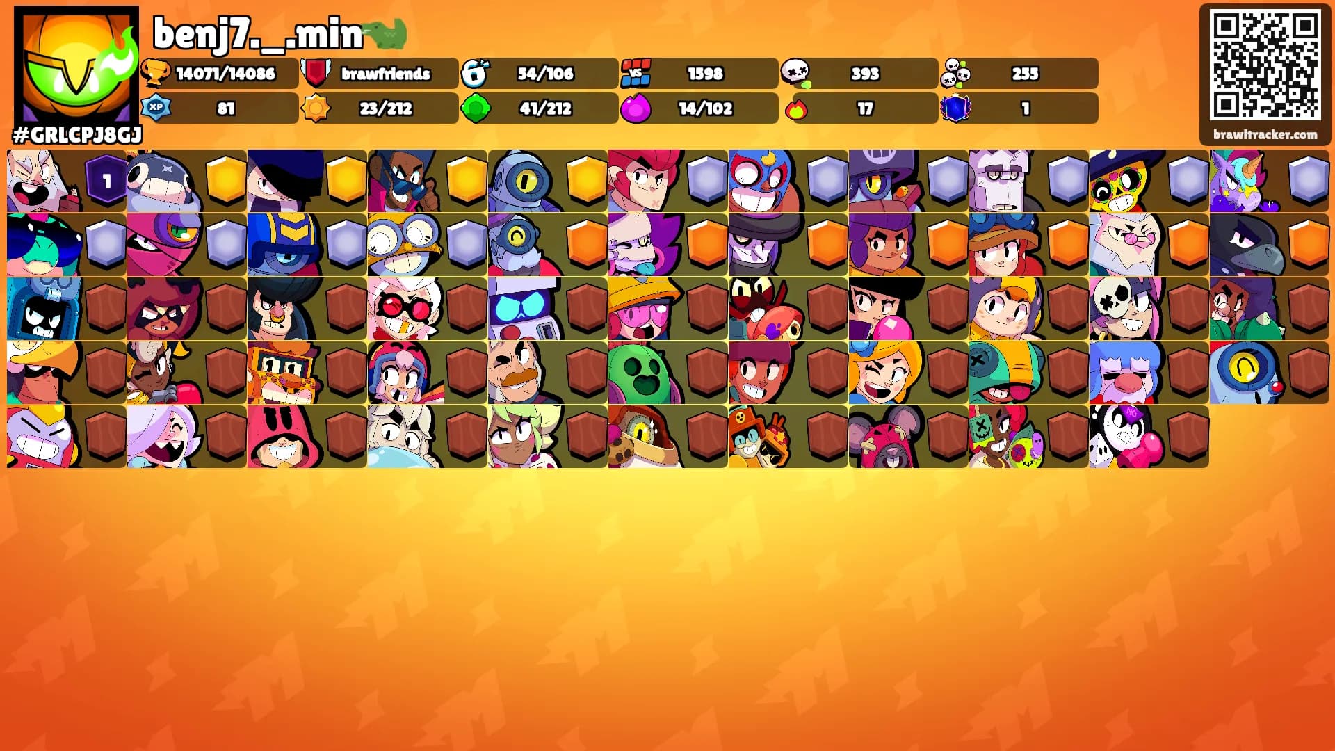benj7._.min🐊's Ranks