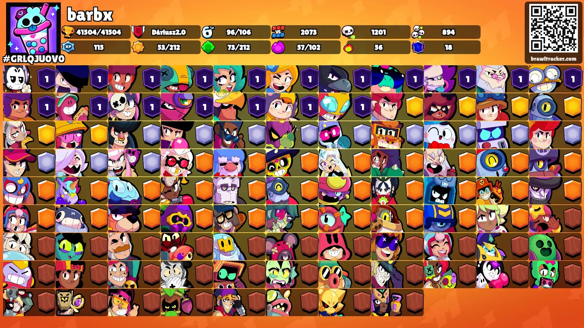 barbx's Ranks