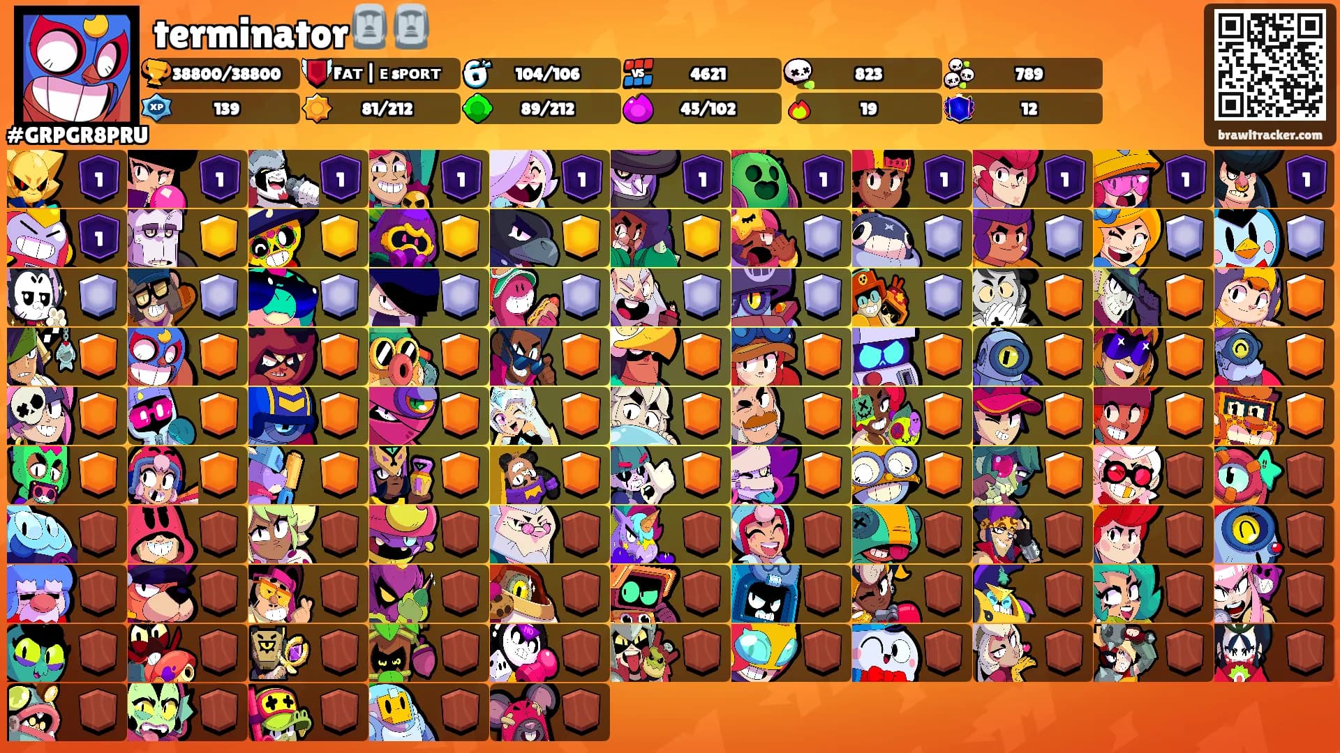 terminator🗿🗿's Ranks