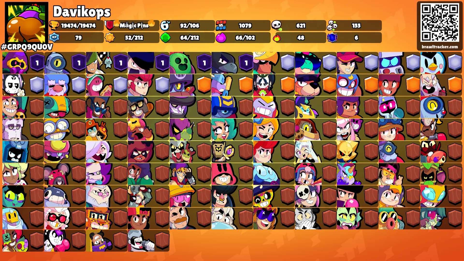 Davikops's Ranks