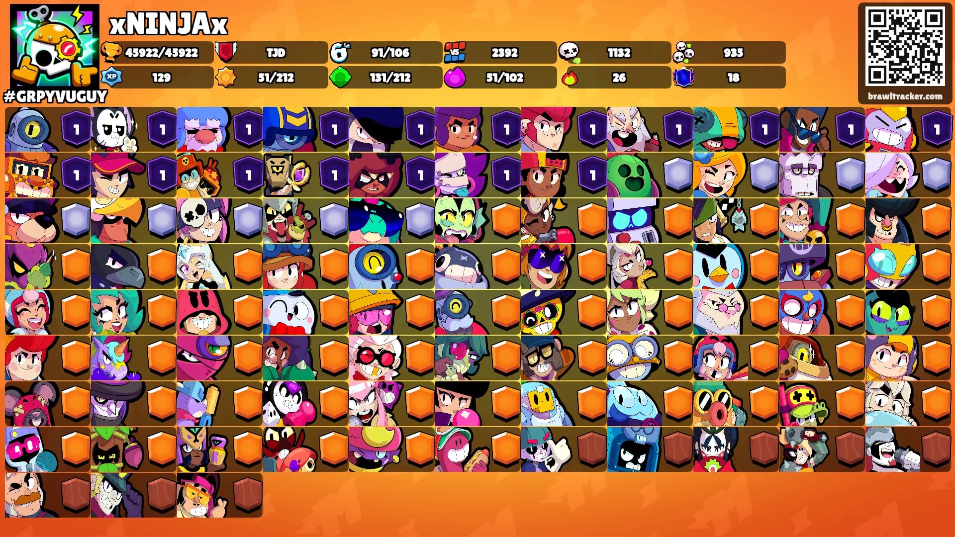 xNINJAx's Ranks