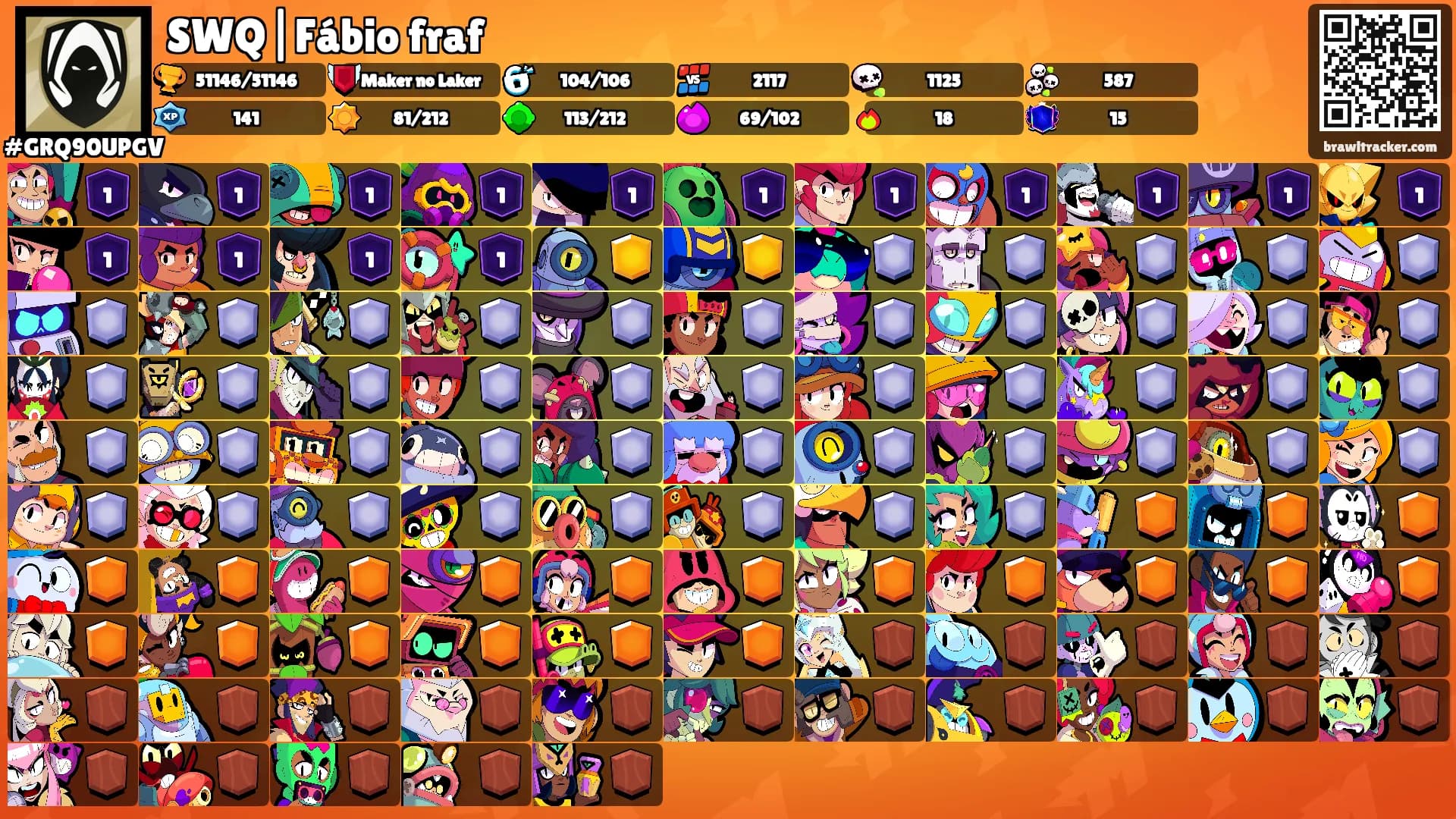 SWQ|Fábio fraf's Ranks