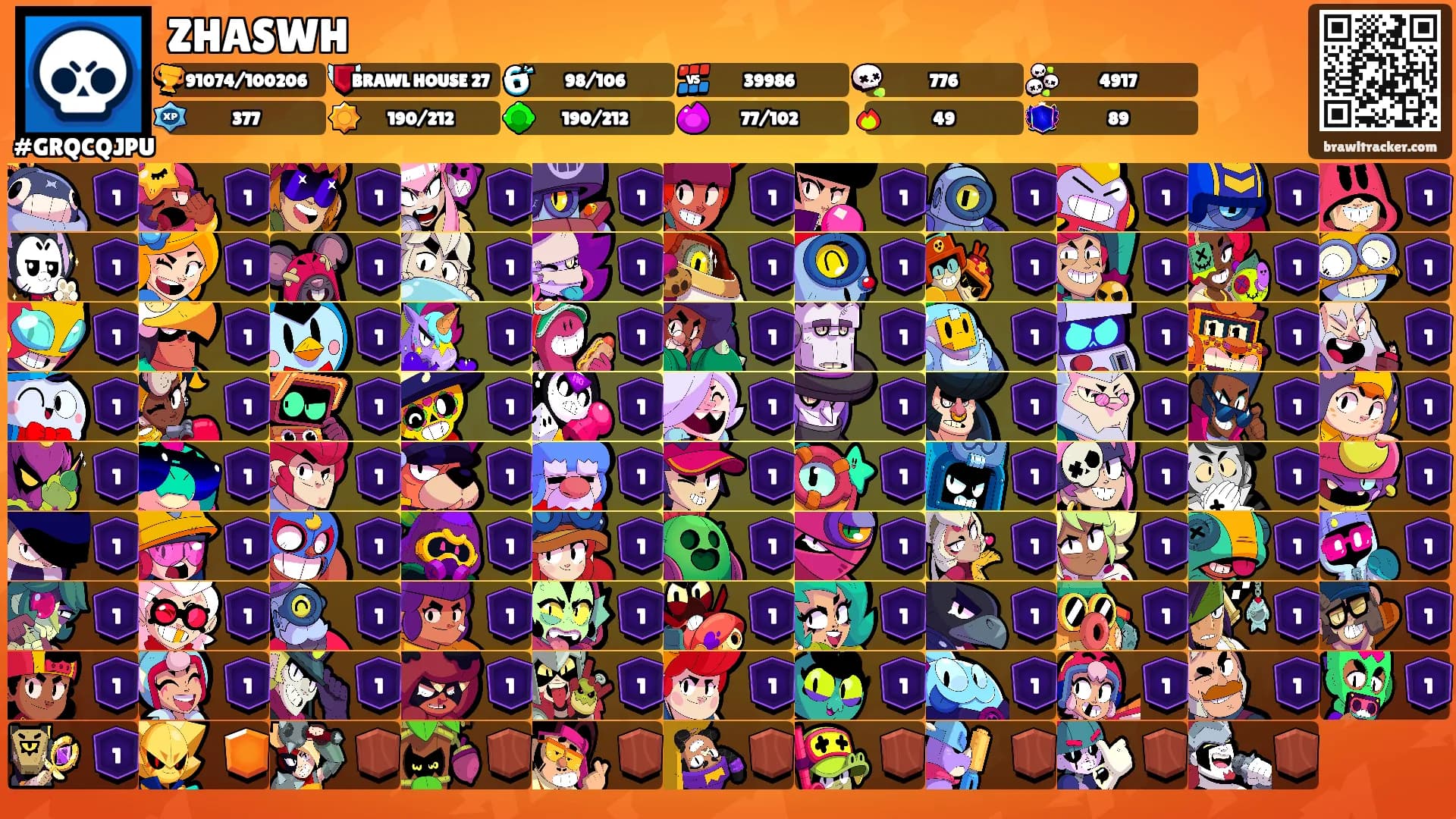 ZHASWH's Ranks