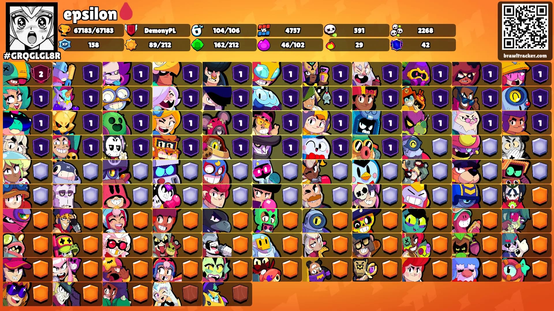 epsilon🩸's Ranks