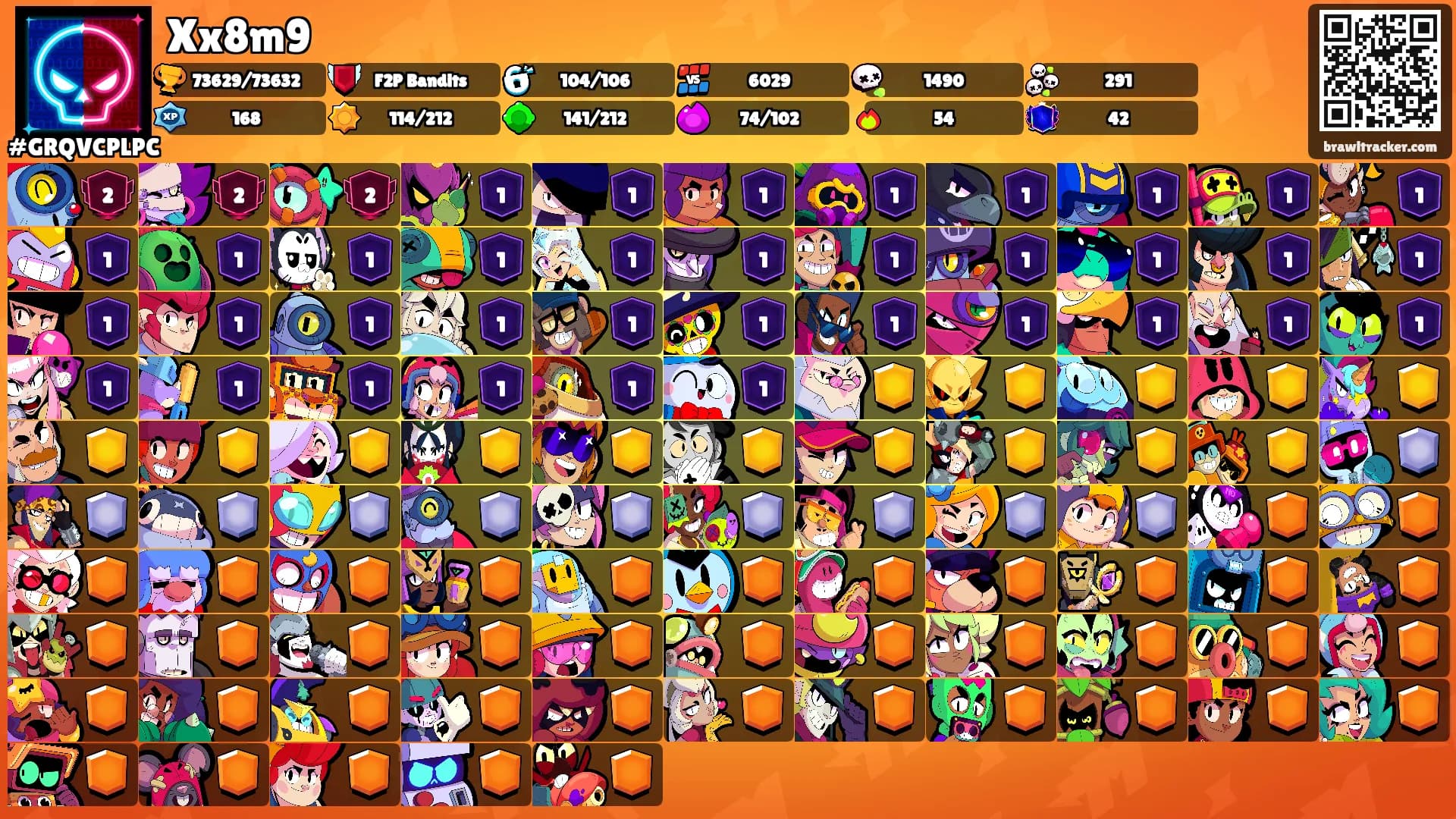 Xx8m9's Ranks