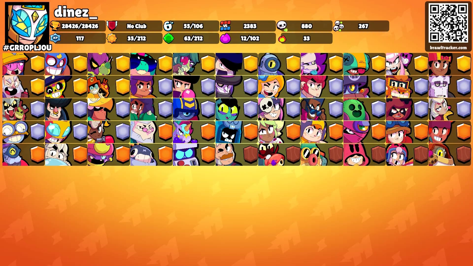 dinez_'s Ranks