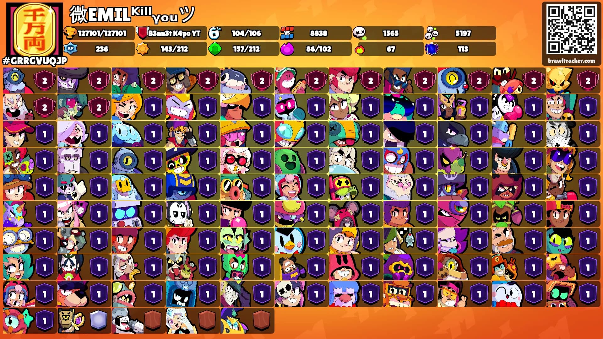 微EMILᴷⁱˡˡᵧₒᵤツ's Ranks