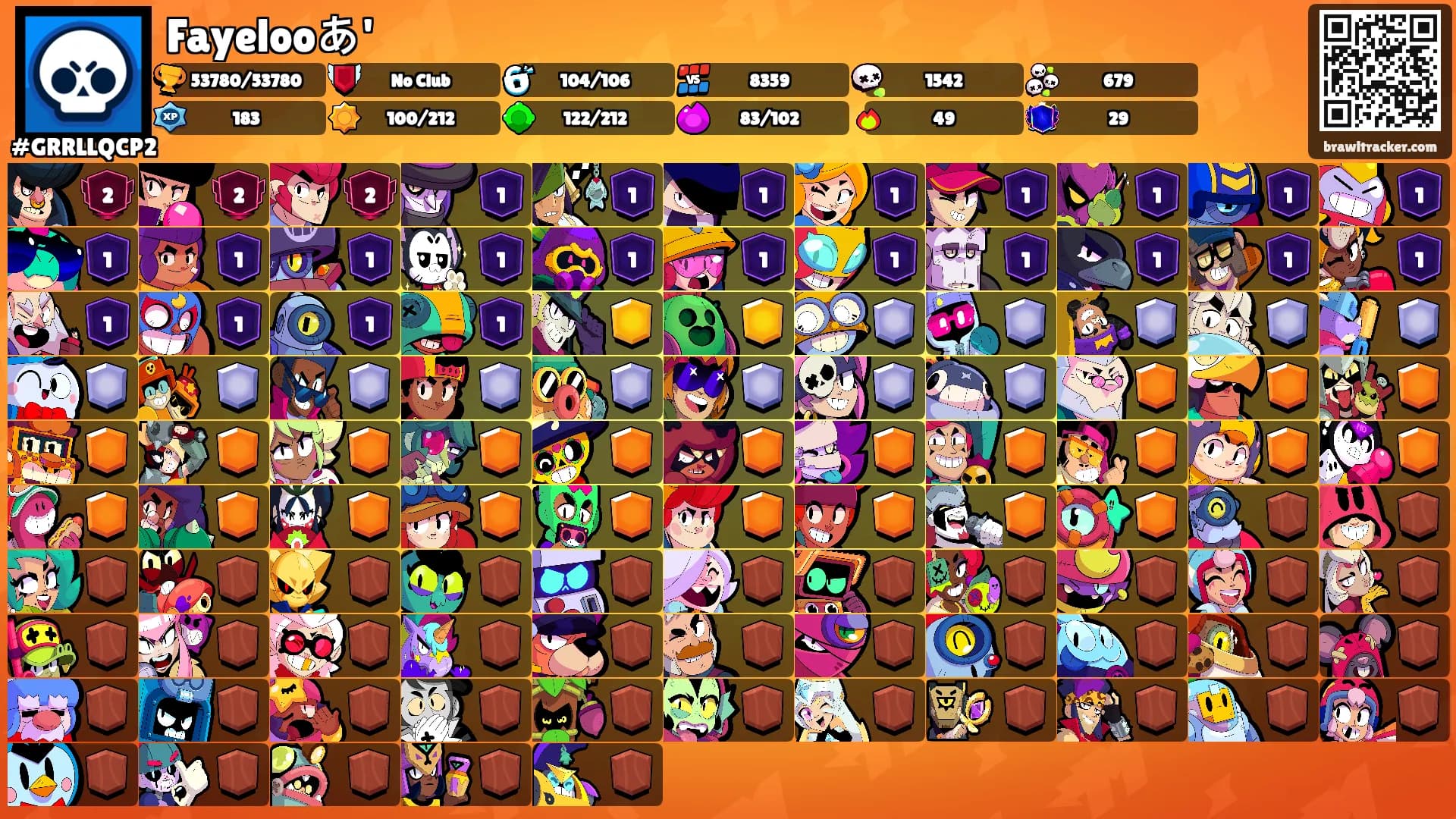 Fayelooあ''s Ranks