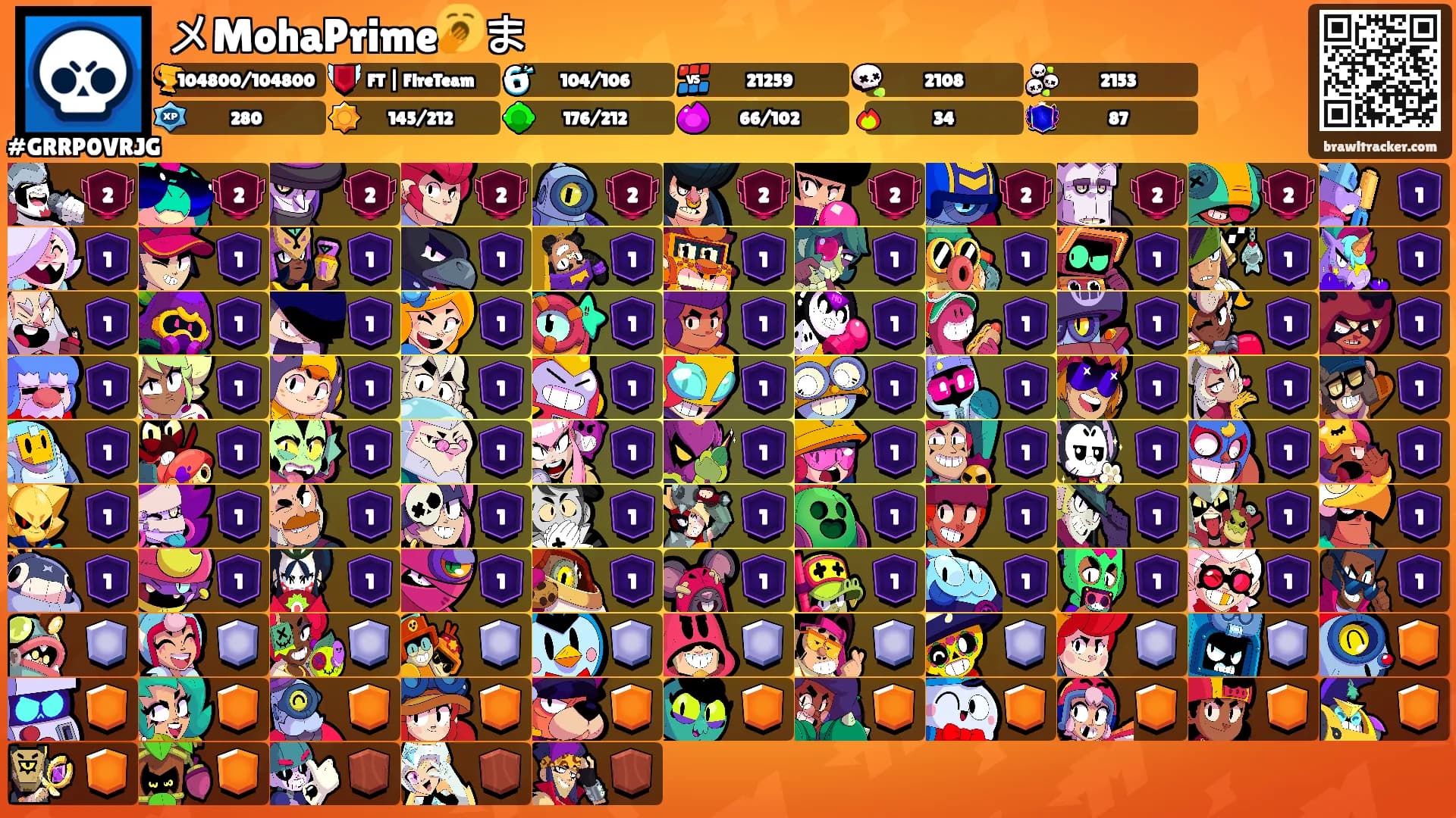 メMohaPrime🥱ま's Ranks