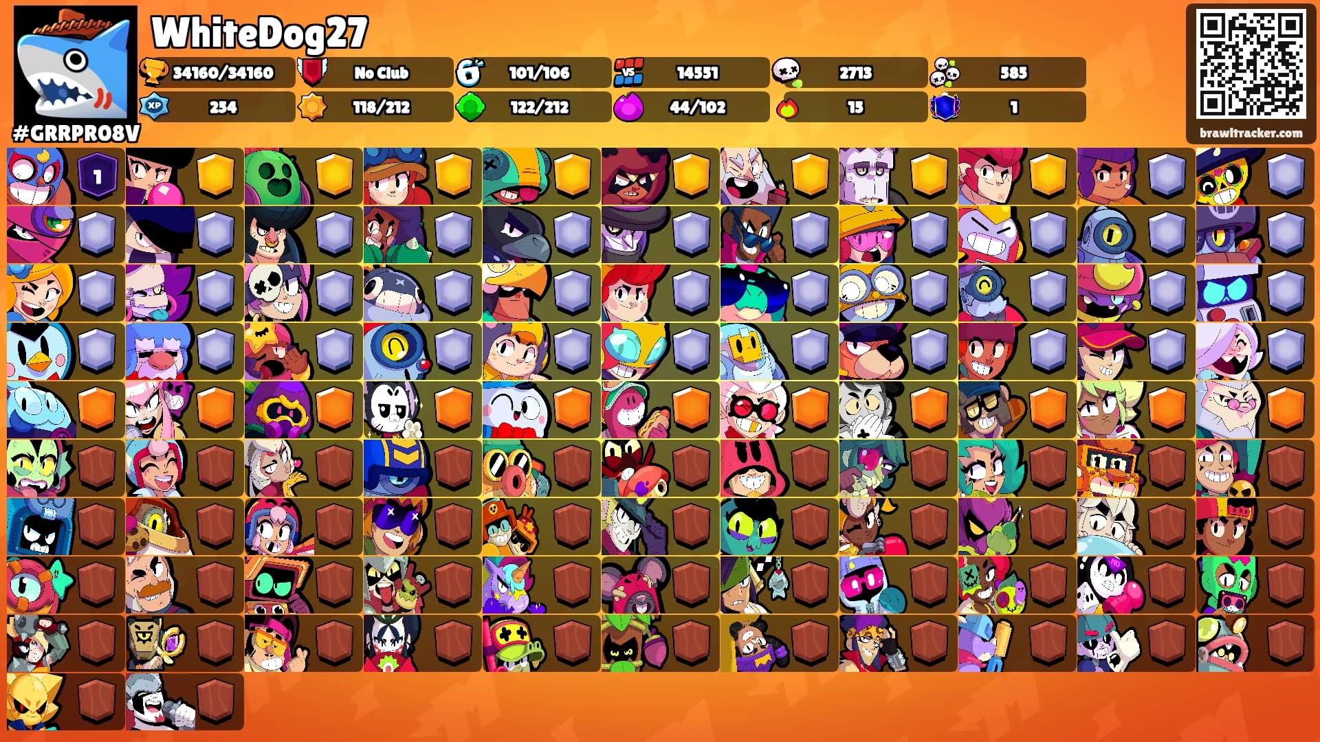 WhiteDog27's Ranks