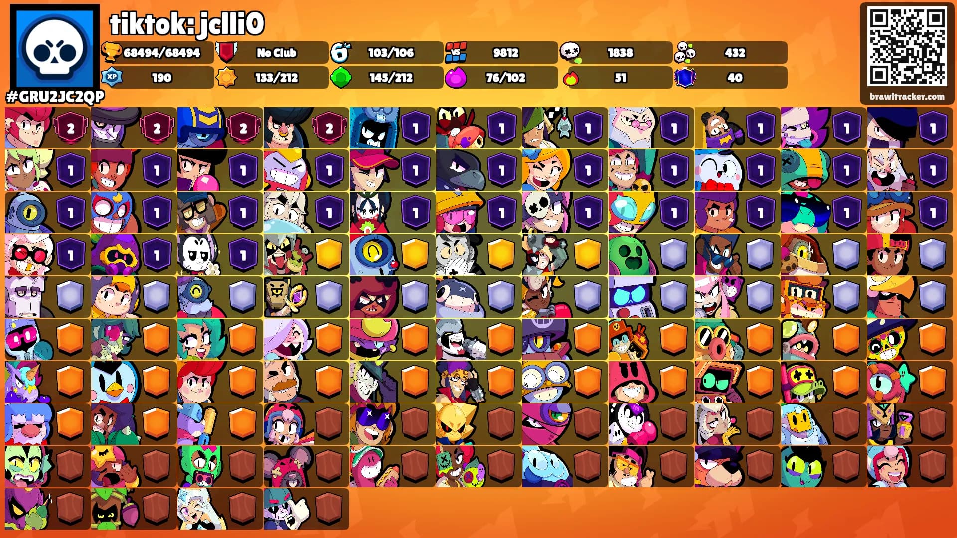 tiktok: jclli0's Ranks