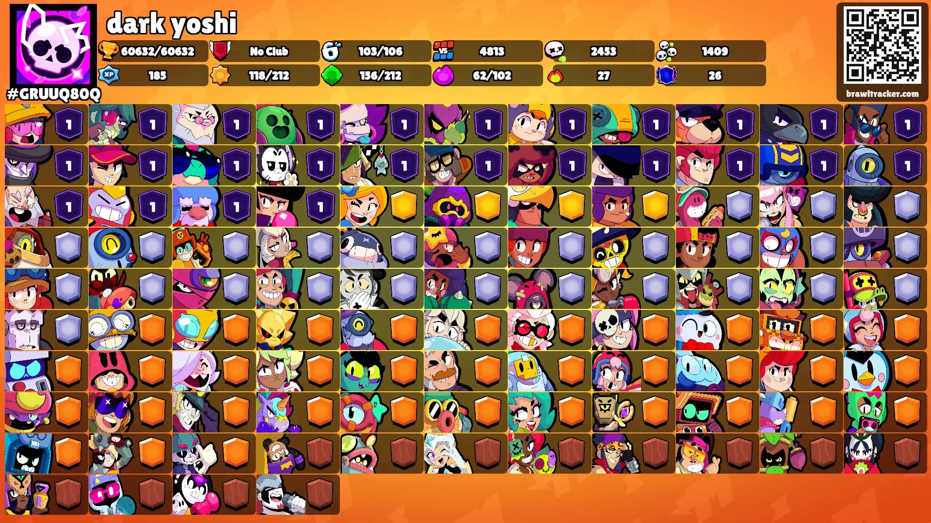 dark yoshi's Ranks