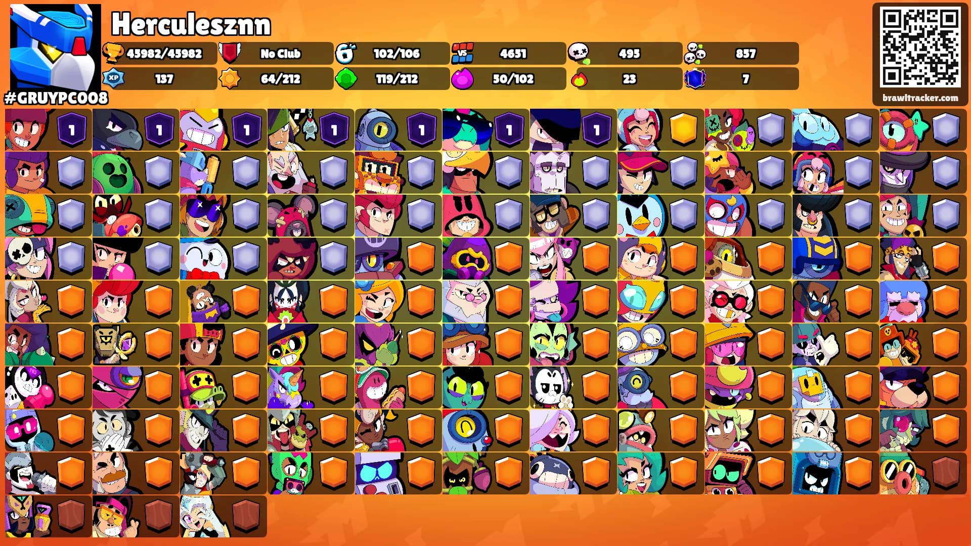 Herculesznn's Ranks