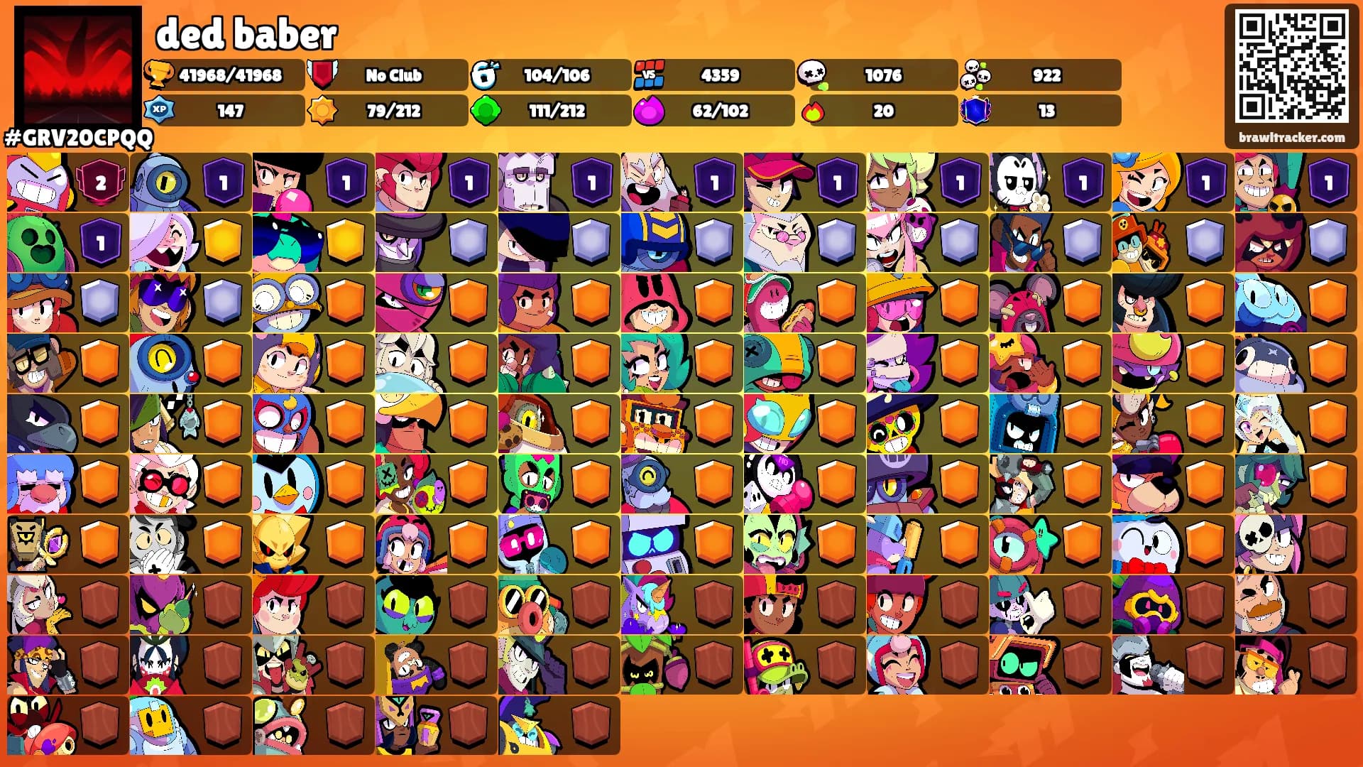 ded baber's Ranks