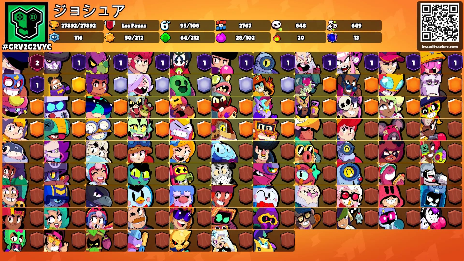 ジョシュア's Ranks