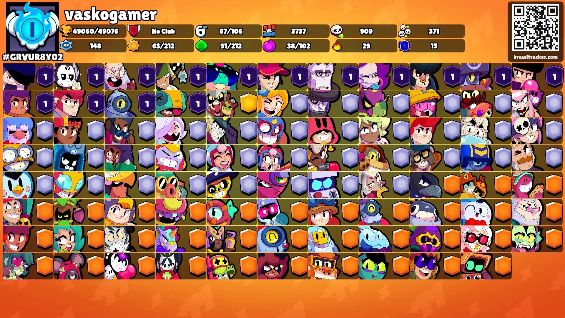 vaskogamer's Ranks