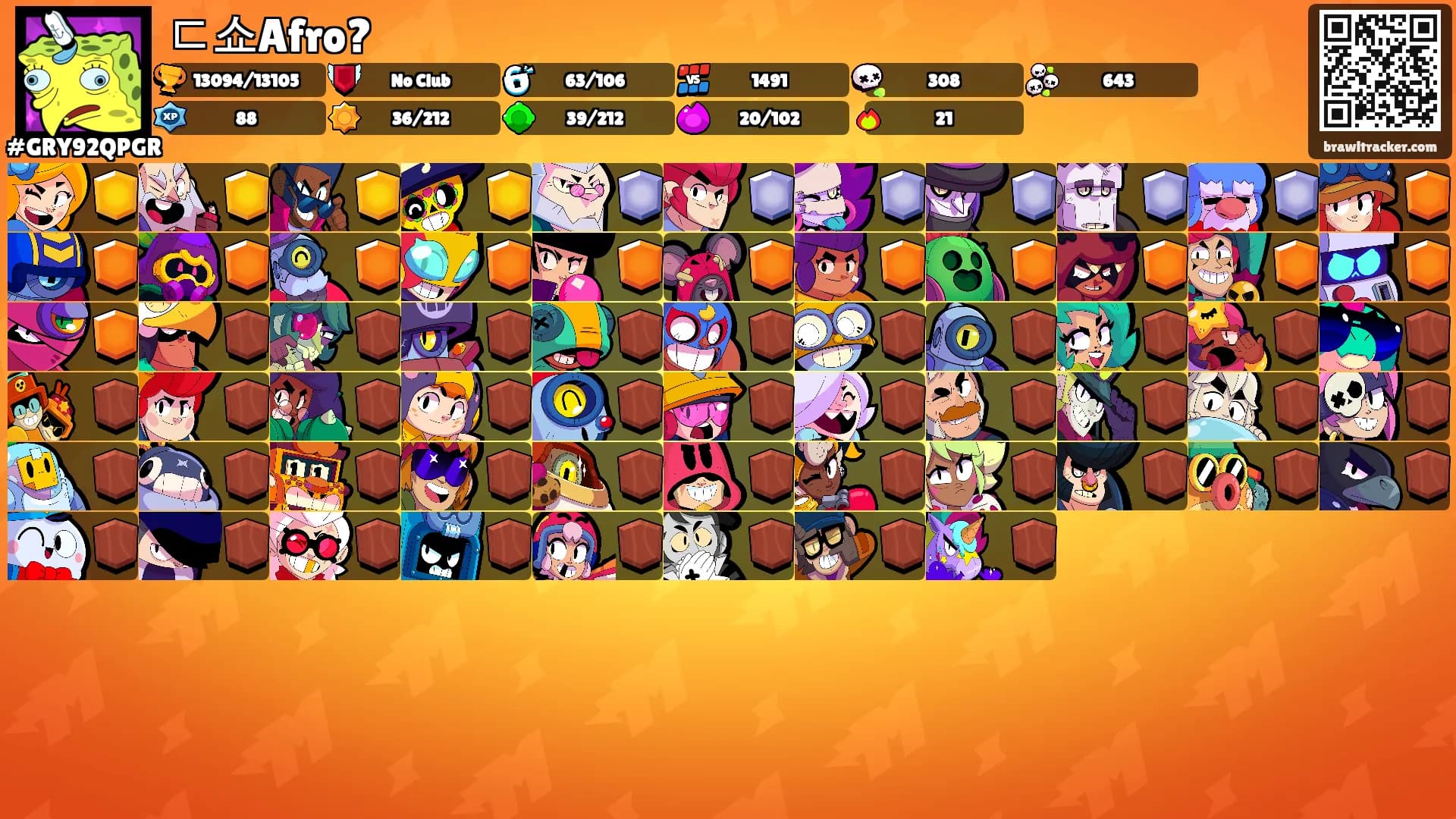 ㄷ쇼Afro?'s Ranks