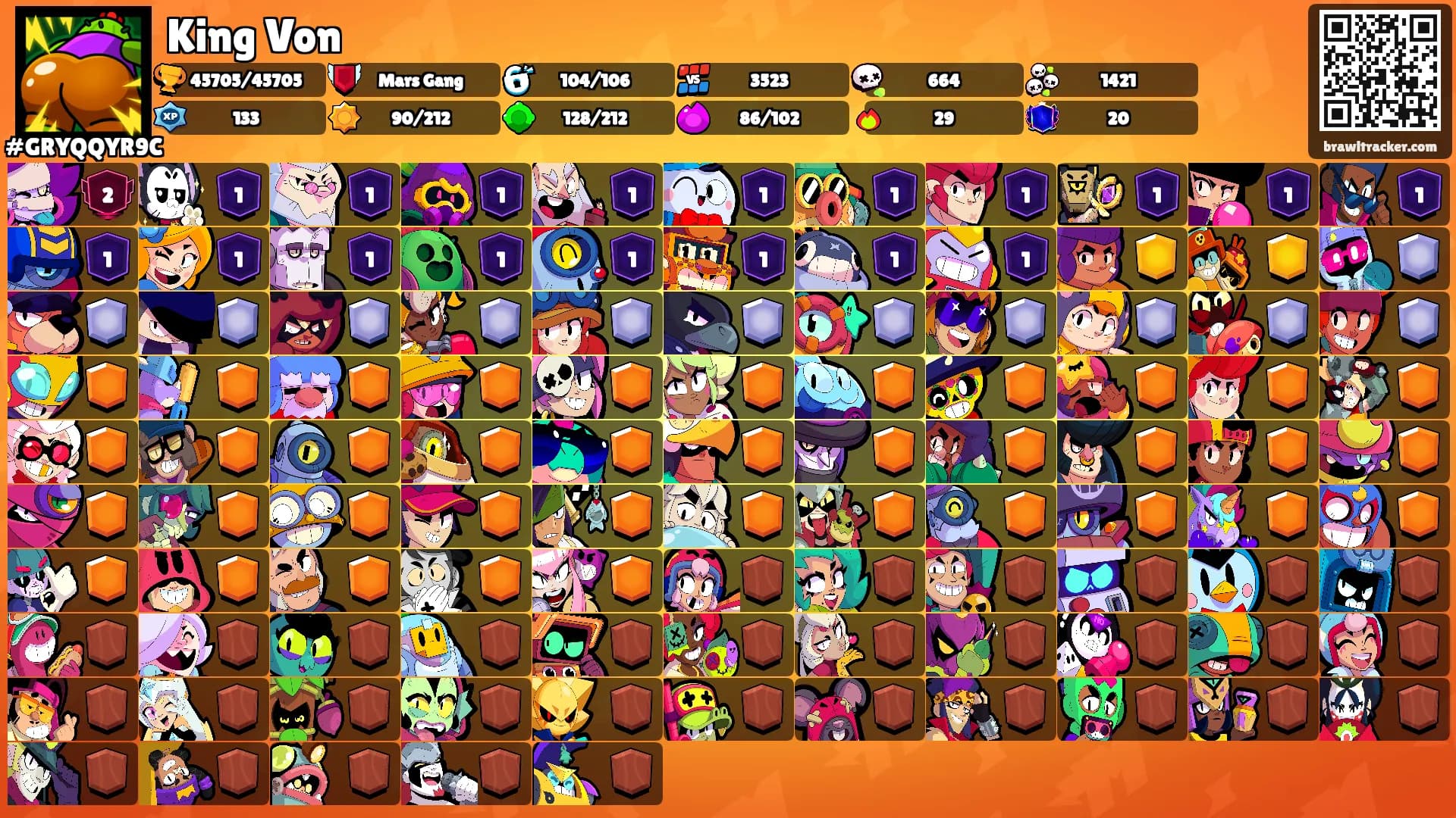 King Von's Ranks