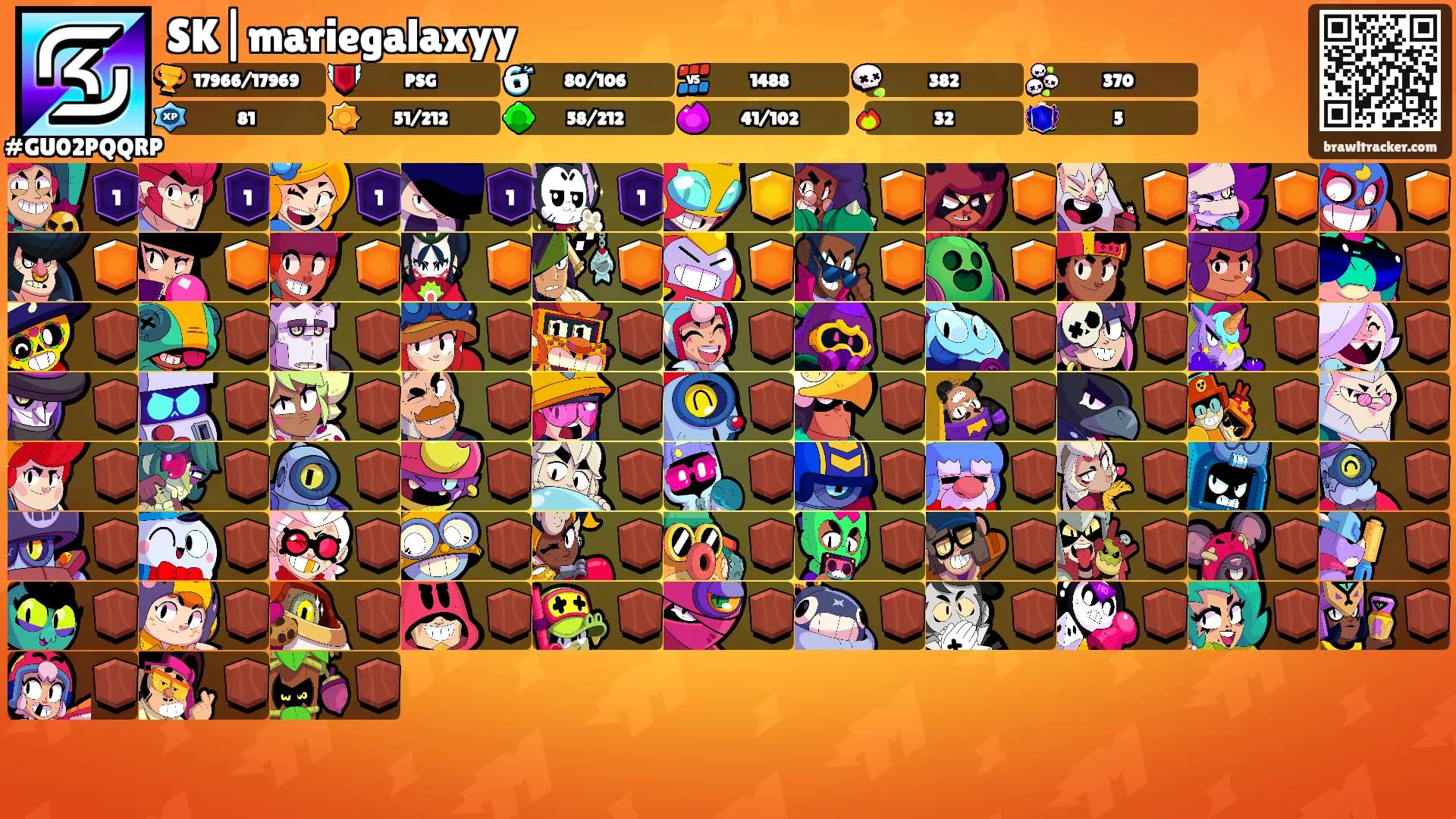 SK|mariegalaxyy's Ranks