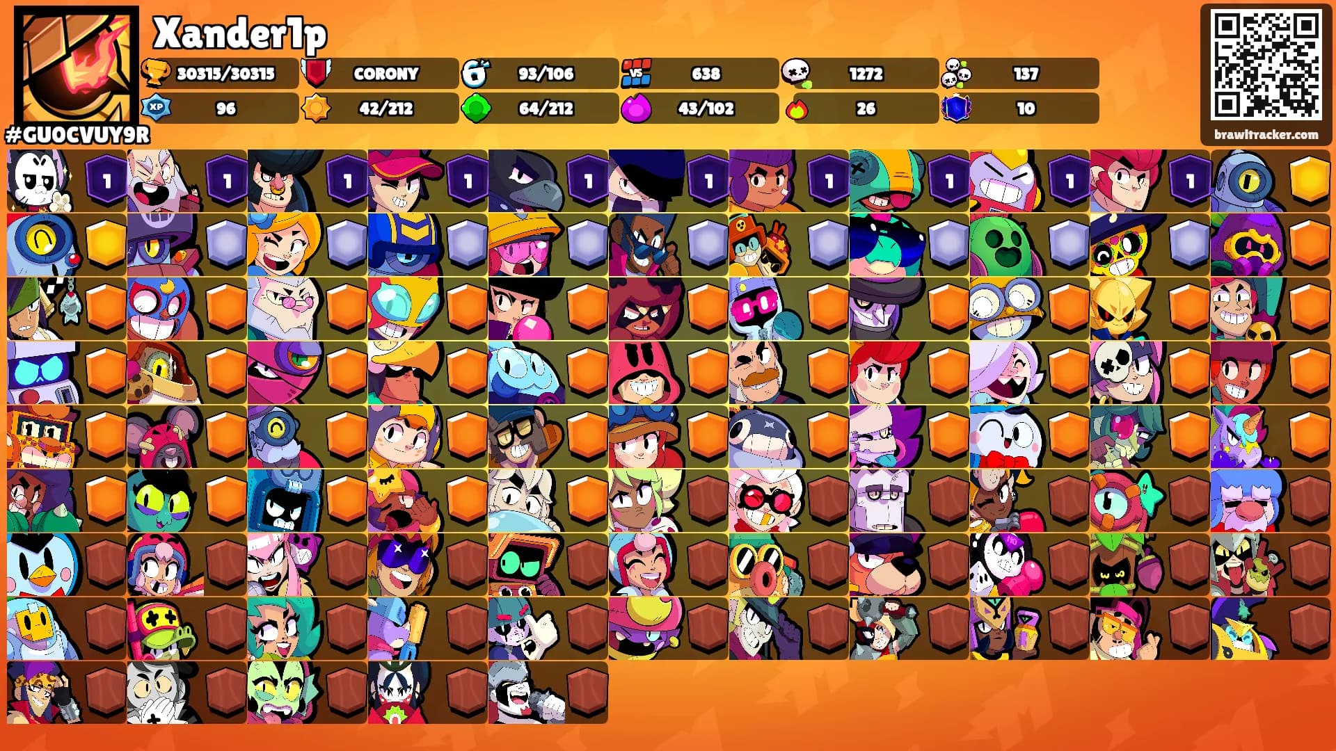 Xander1p's Ranks