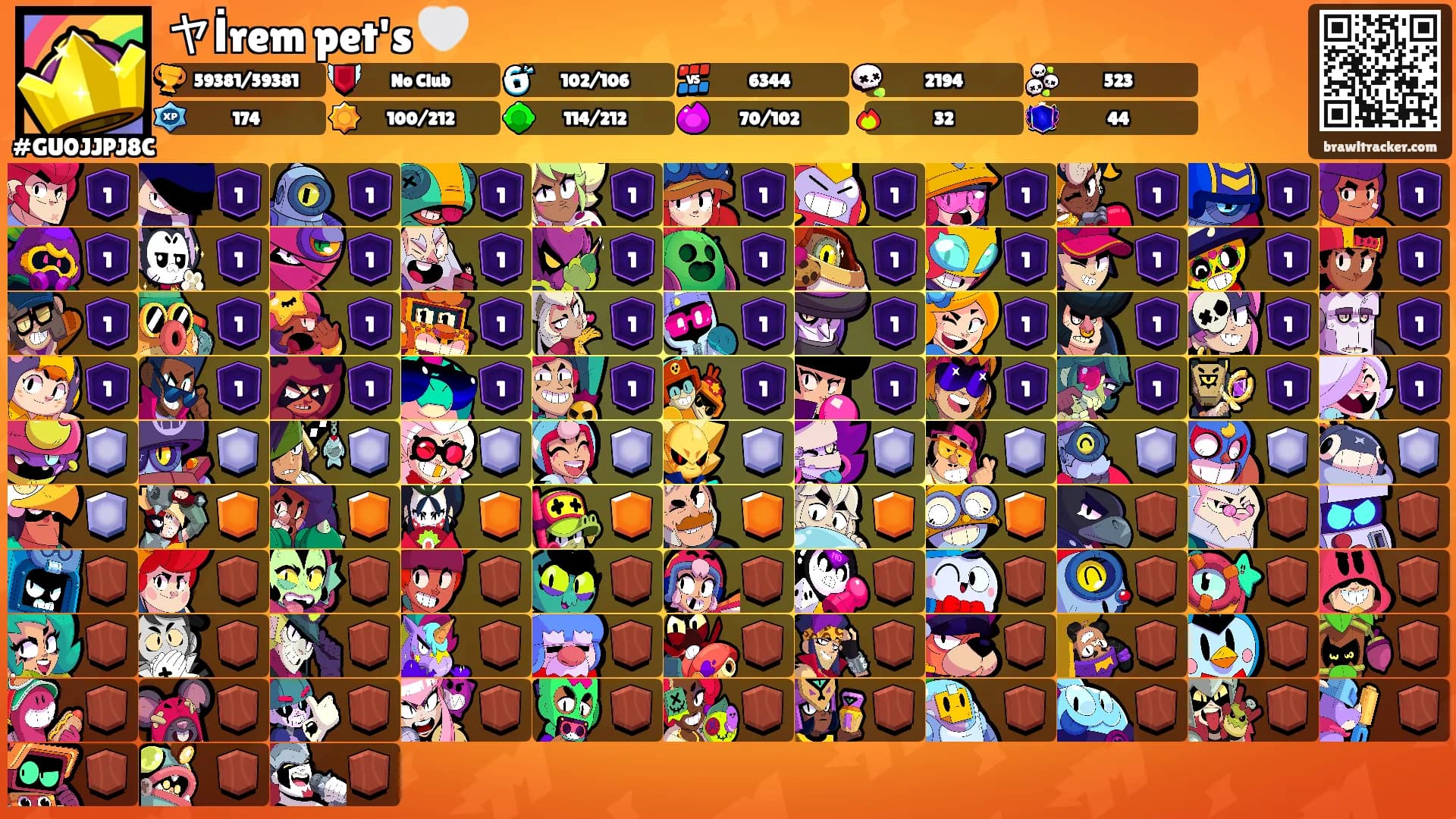 ヤİrem pet's 🤍's Ranks