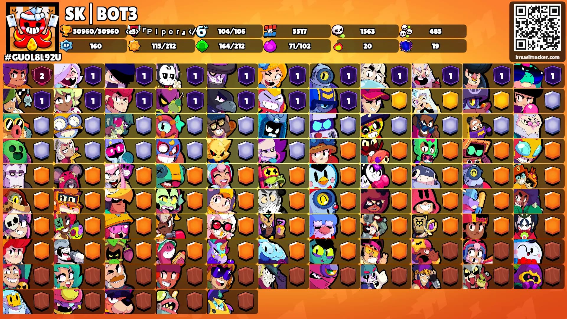 SK|BOT3's Ranks
