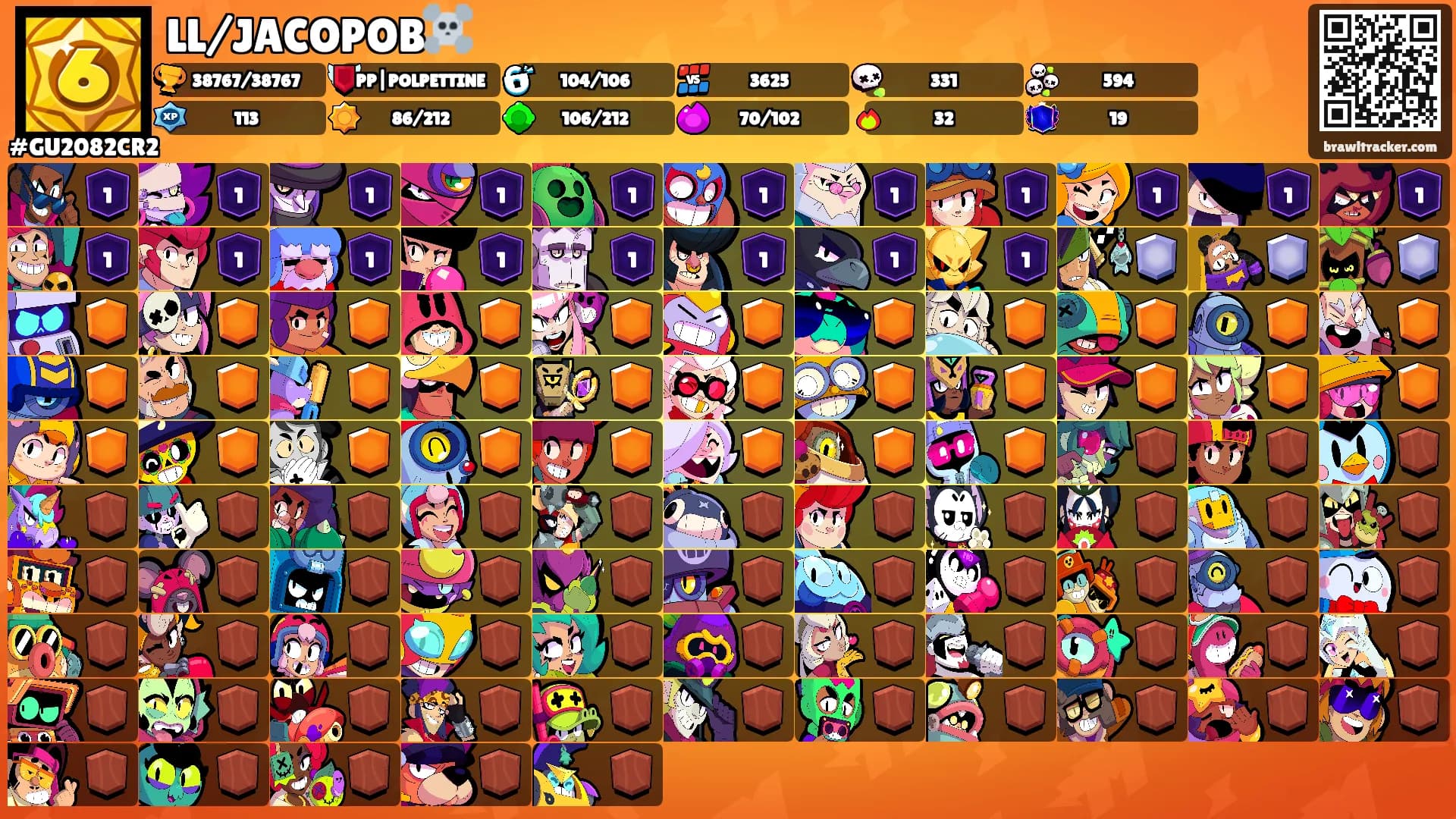 LL/JACOPOB☠️'s Ranks