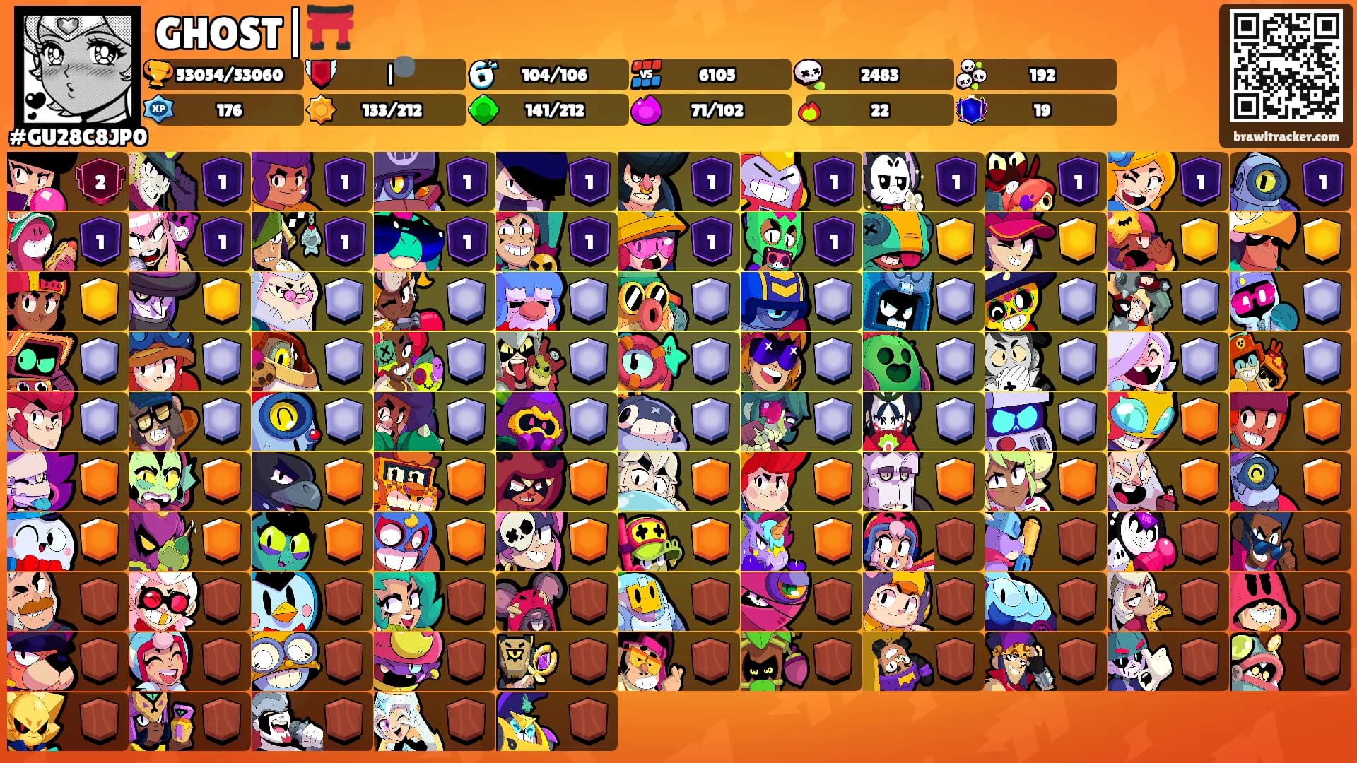 GHOST|⛩️'s Ranks