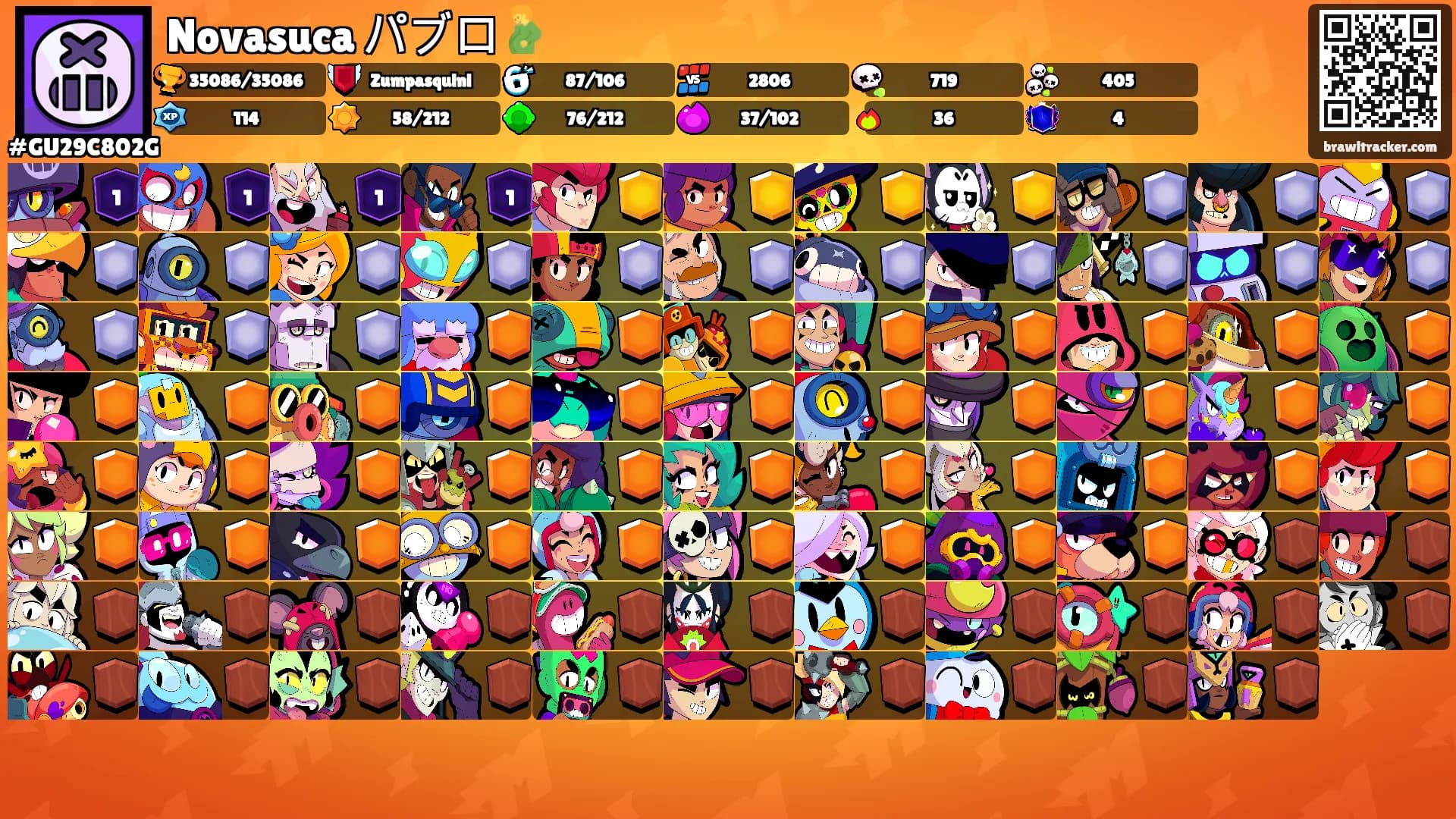 Novasuca パブロ🫃's Ranks