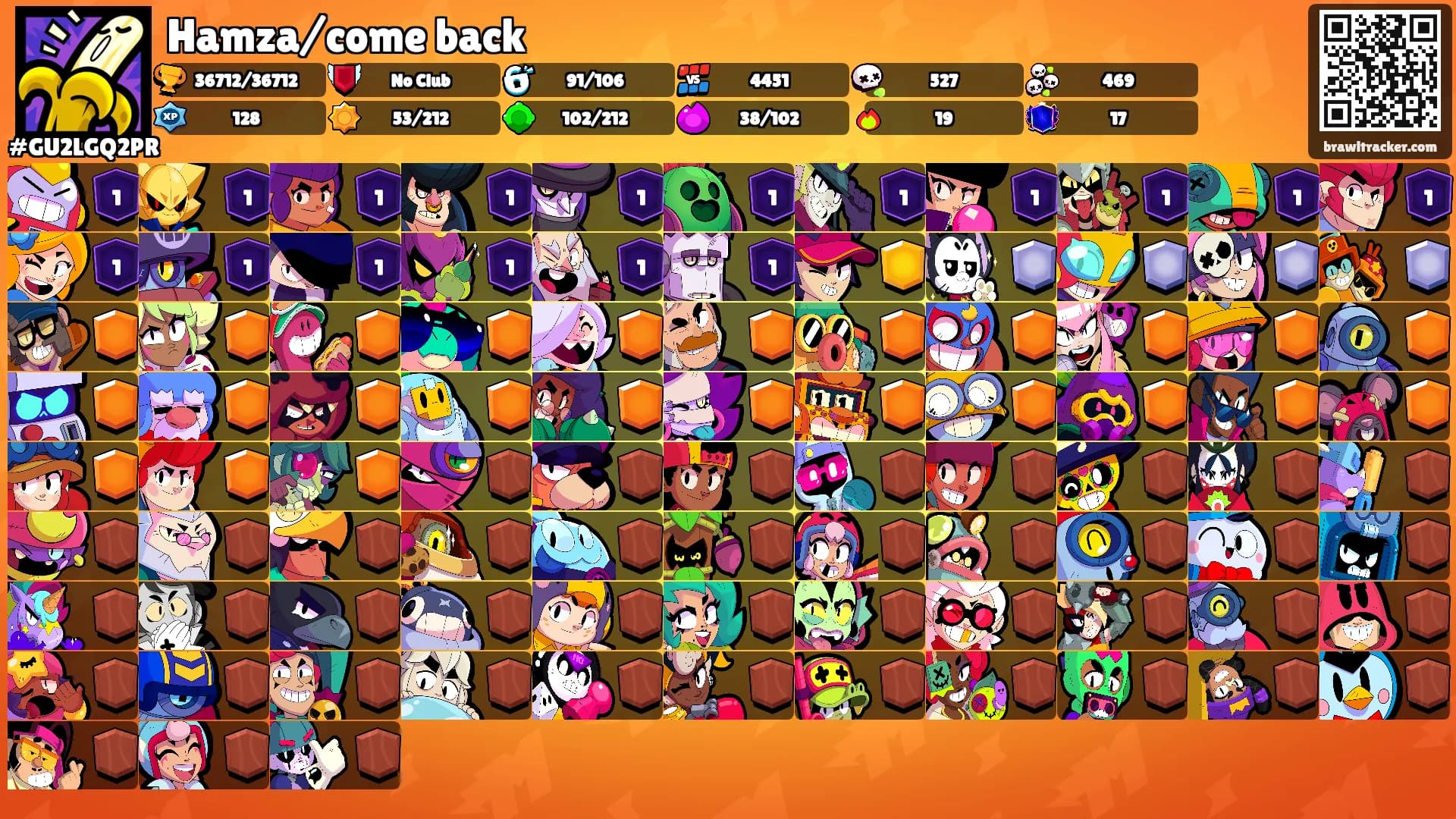 Hamza/come back's Ranks