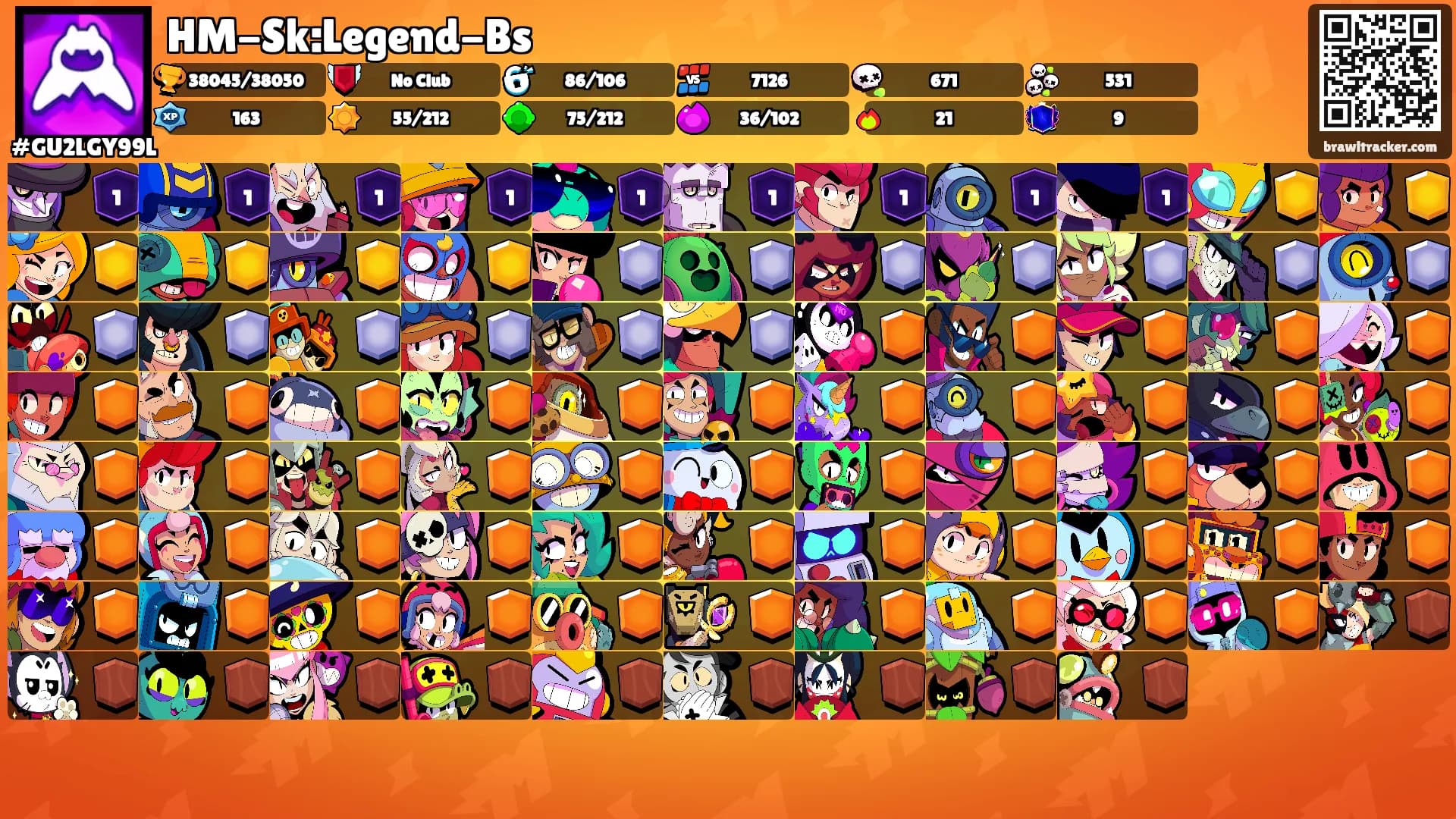 HM-Sk:Legend-Bs's Ranks