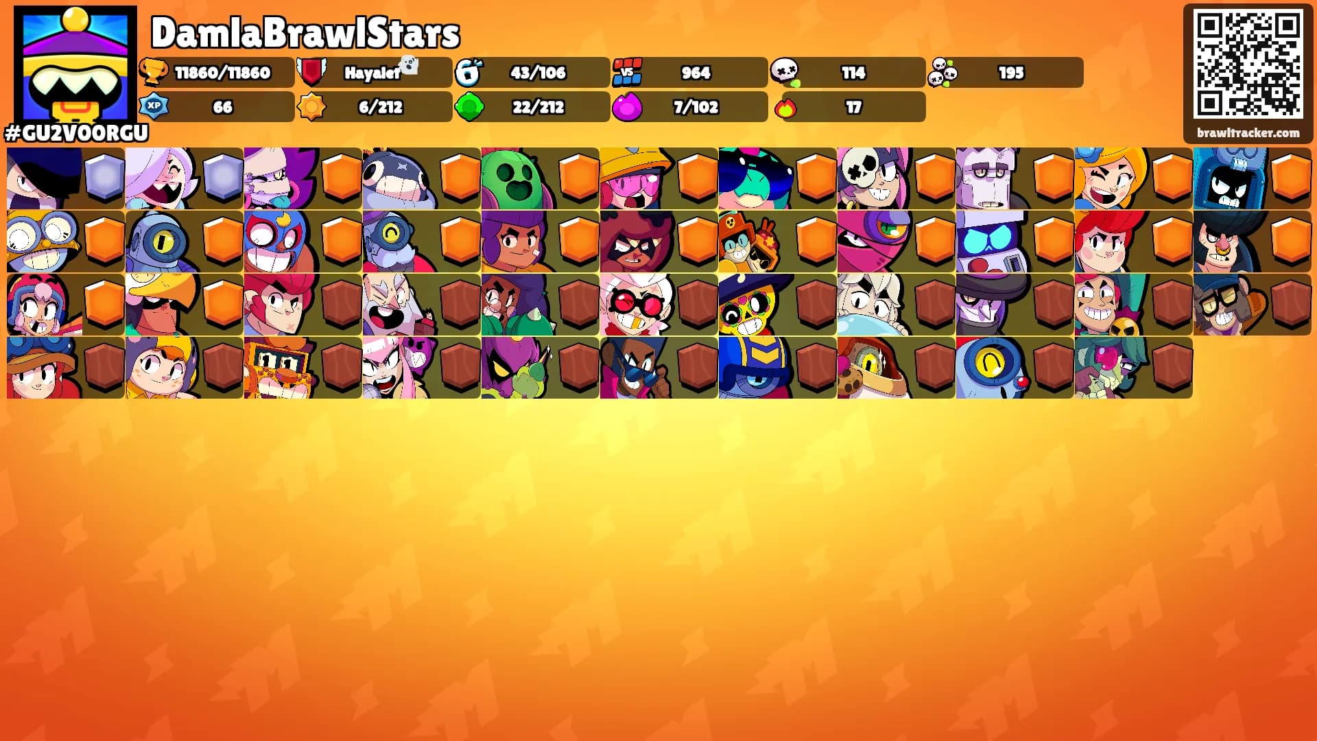DamlaBrawlStars's Ranks
