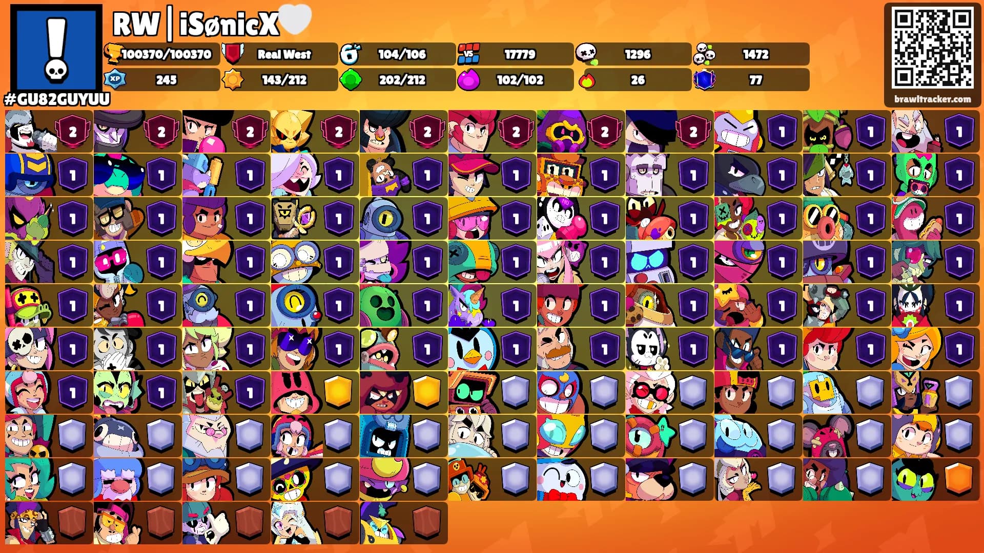 RW|iSønicX🤍's Ranks