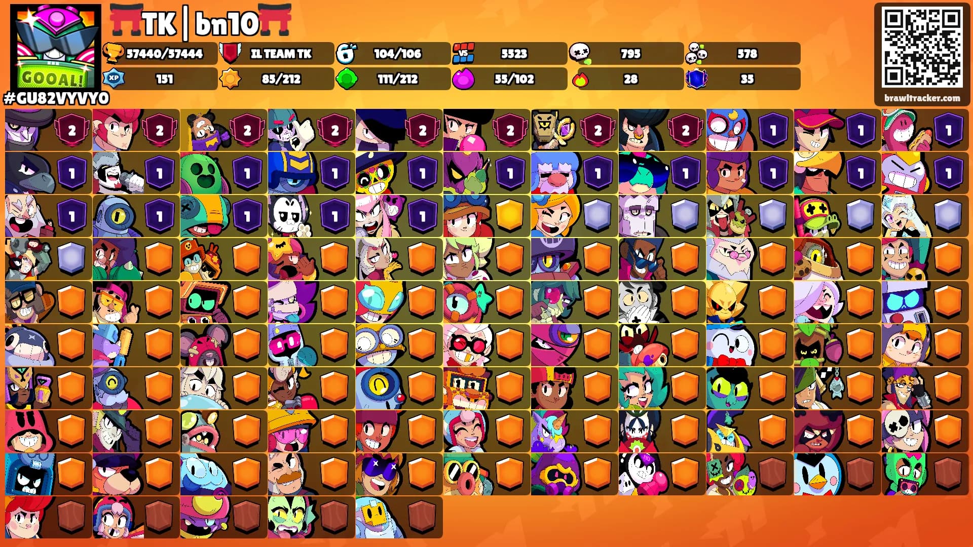 ⛩️TK|bn10⛩️'s Ranks
