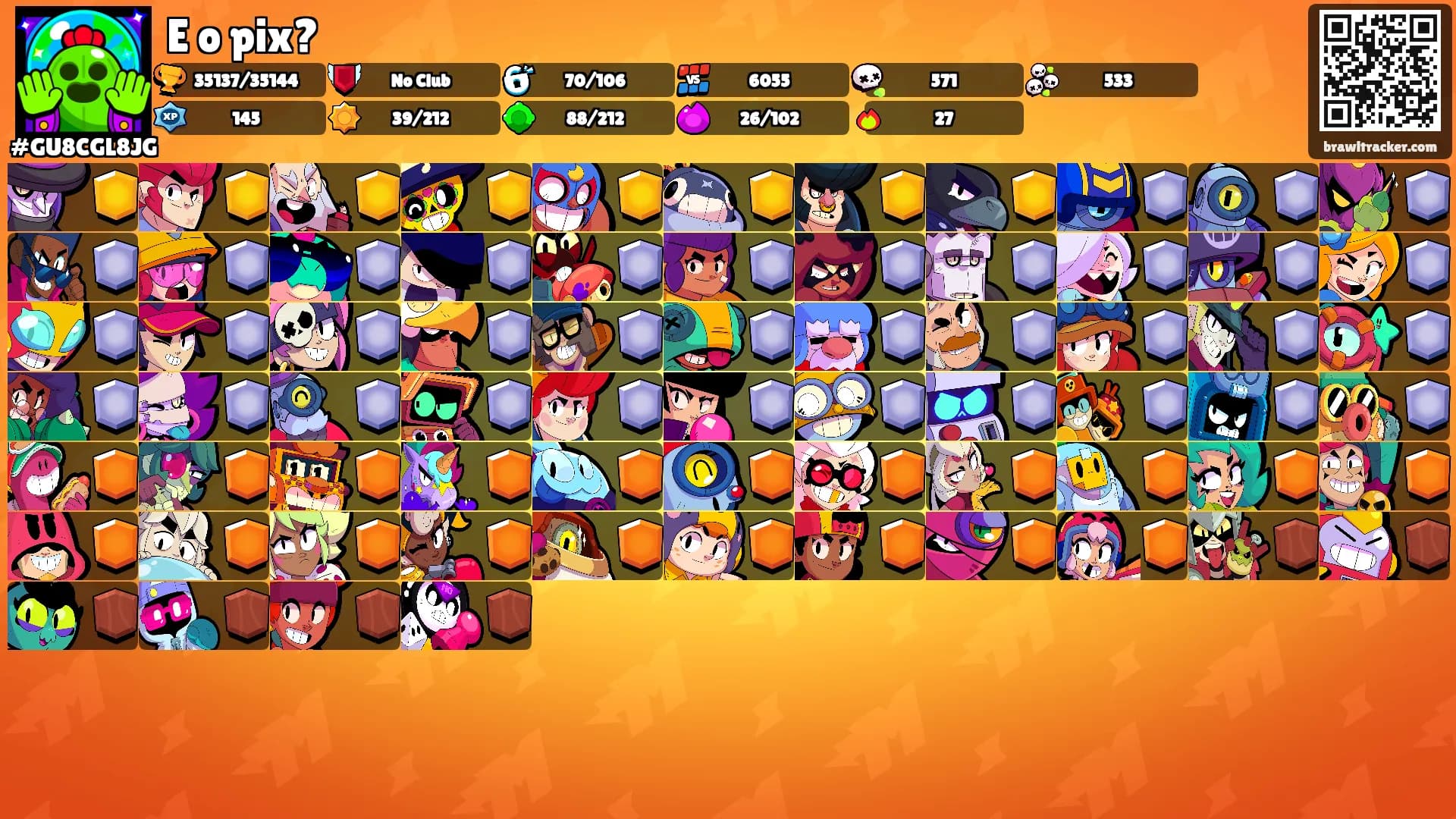 E o pix?'s Ranks
