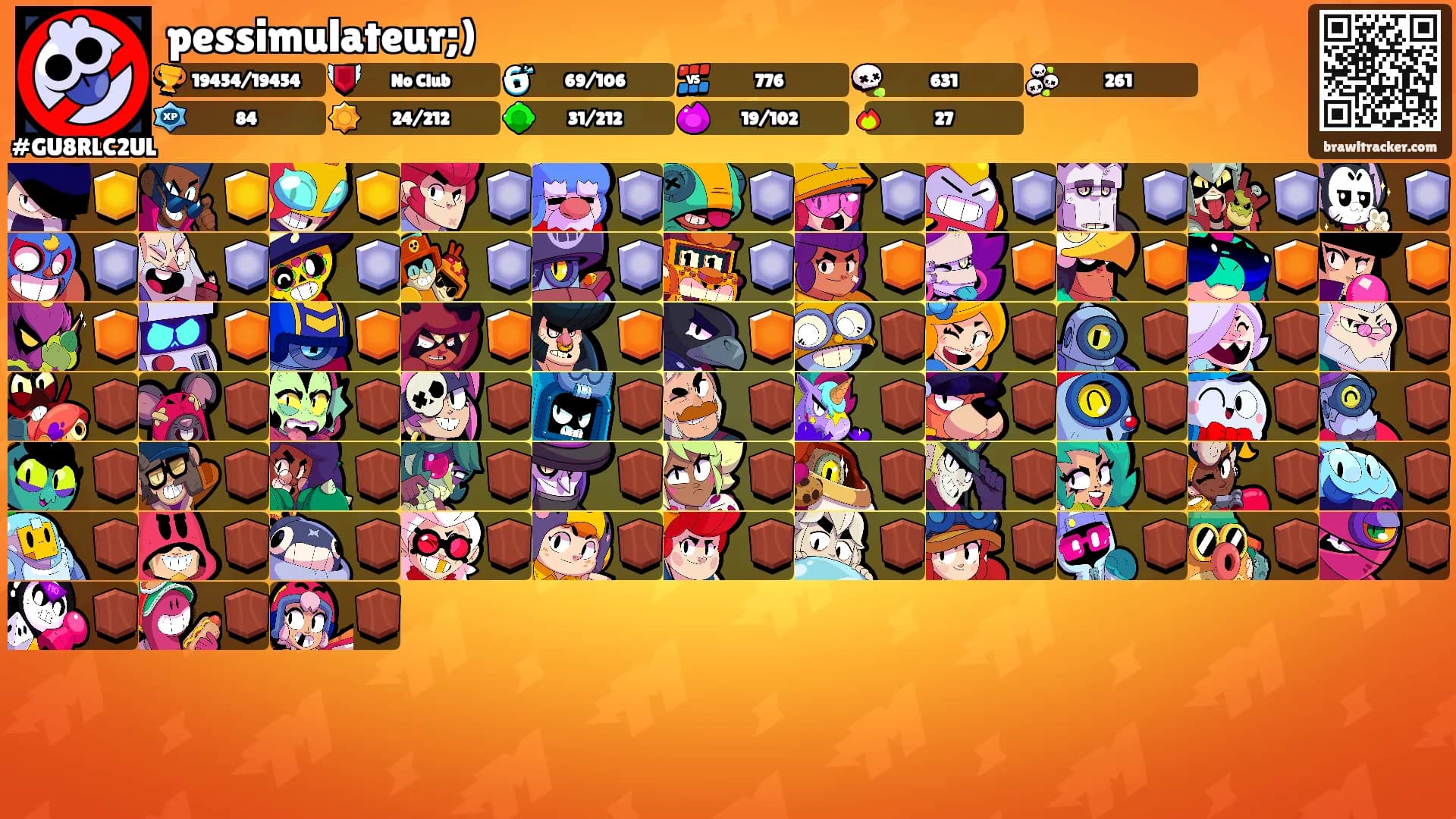 pessimulateur;)'s Ranks