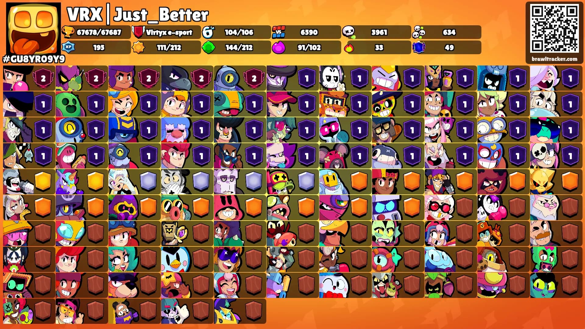 VRX|Just_Better's Ranks