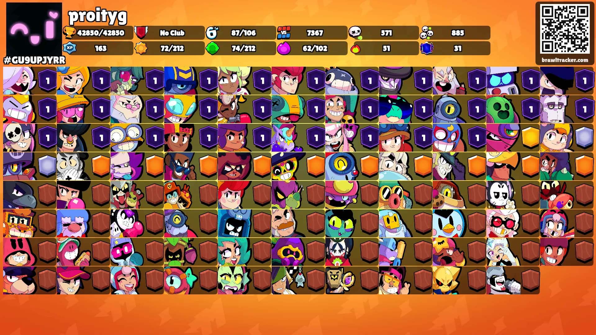 proityg's Ranks