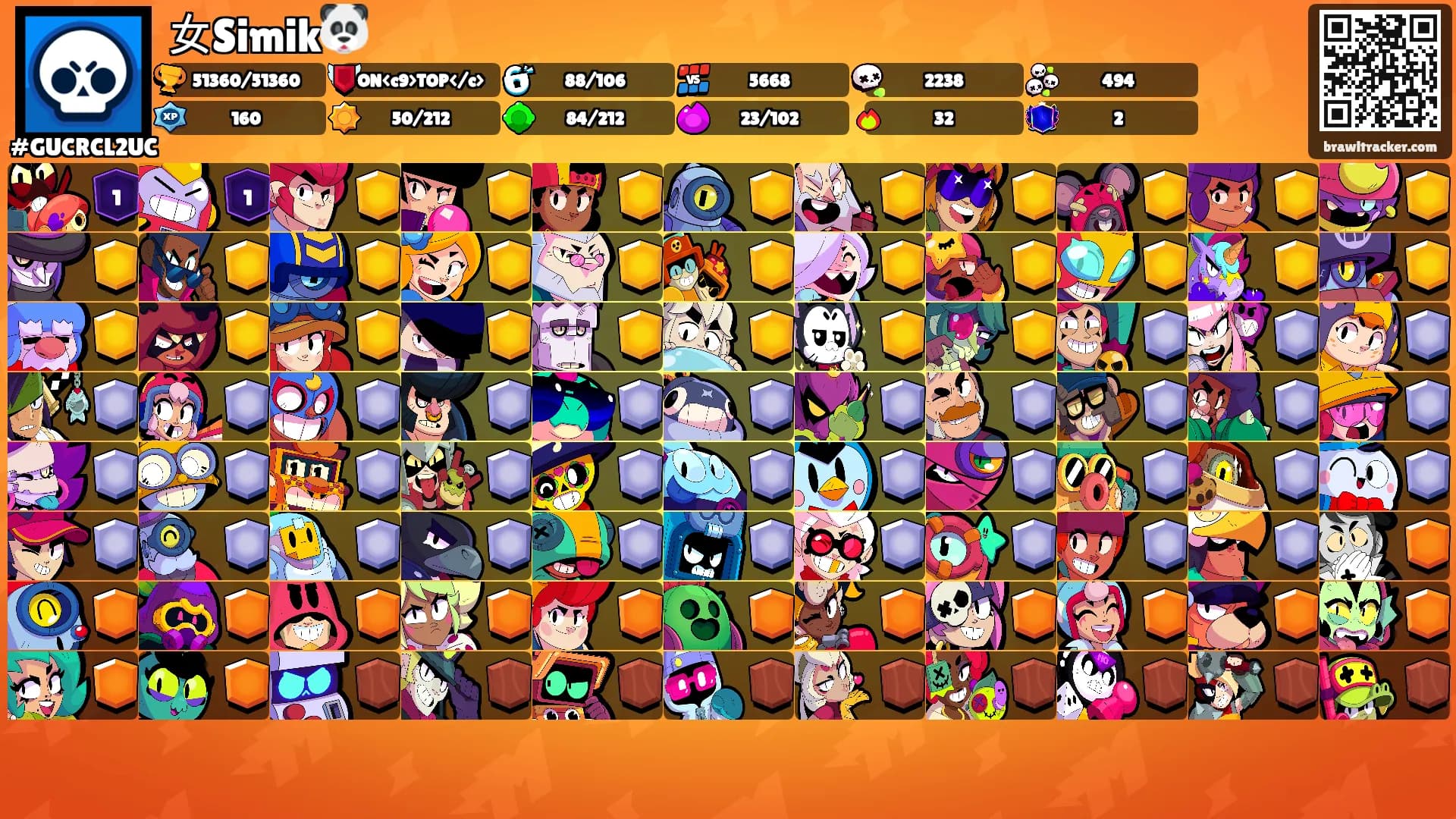 女Simik🐼's Ranks