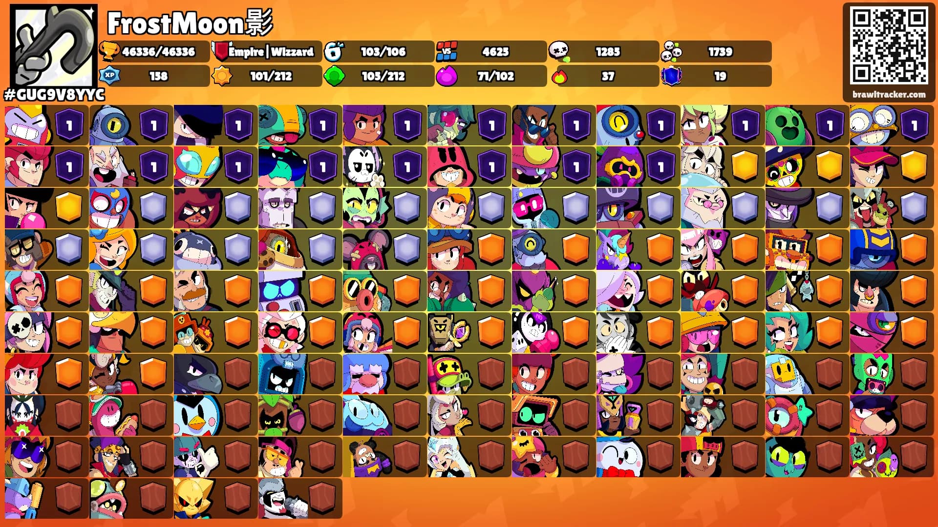 FrostMoon影's Ranks