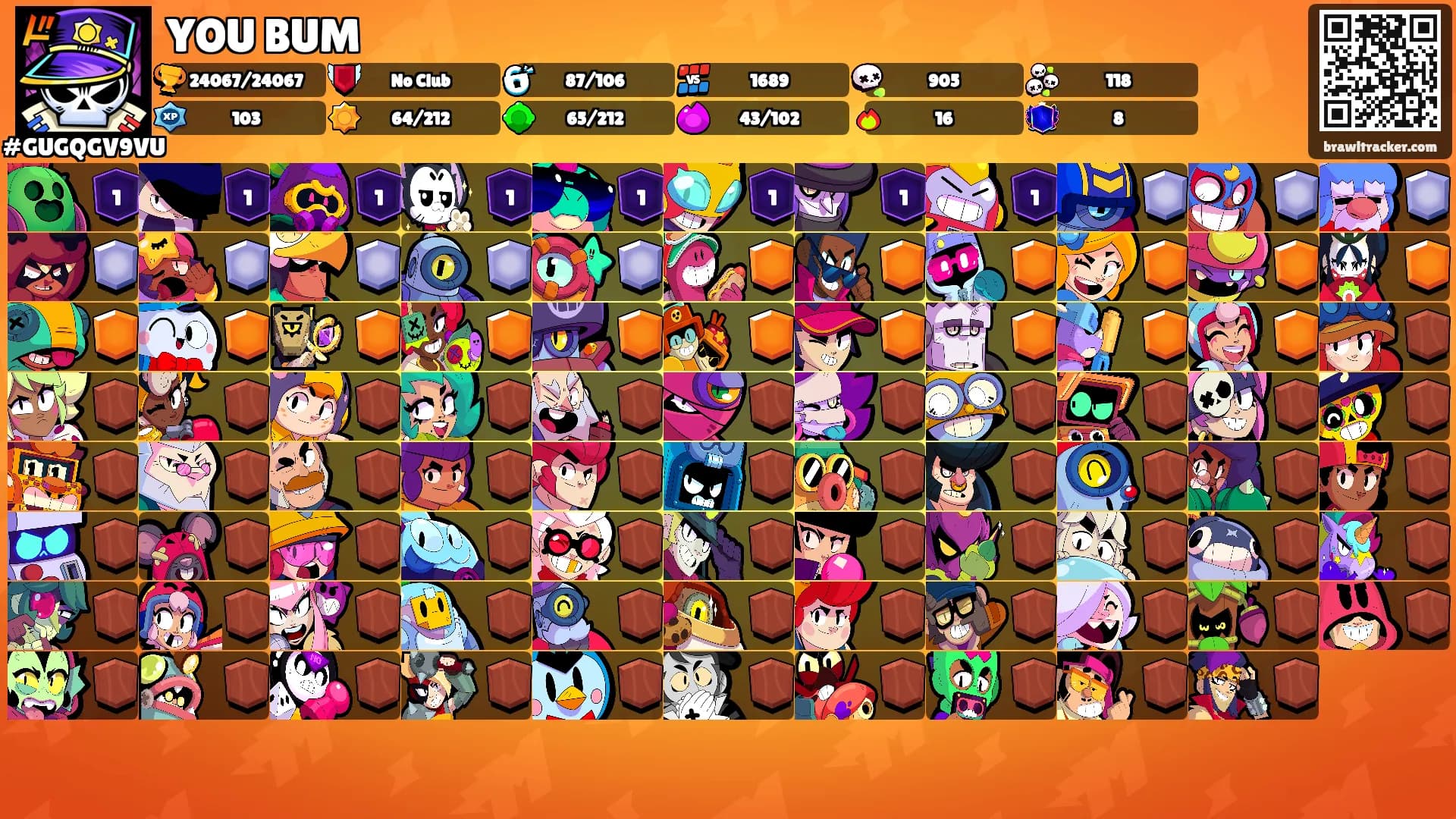YOU BUM's Ranks