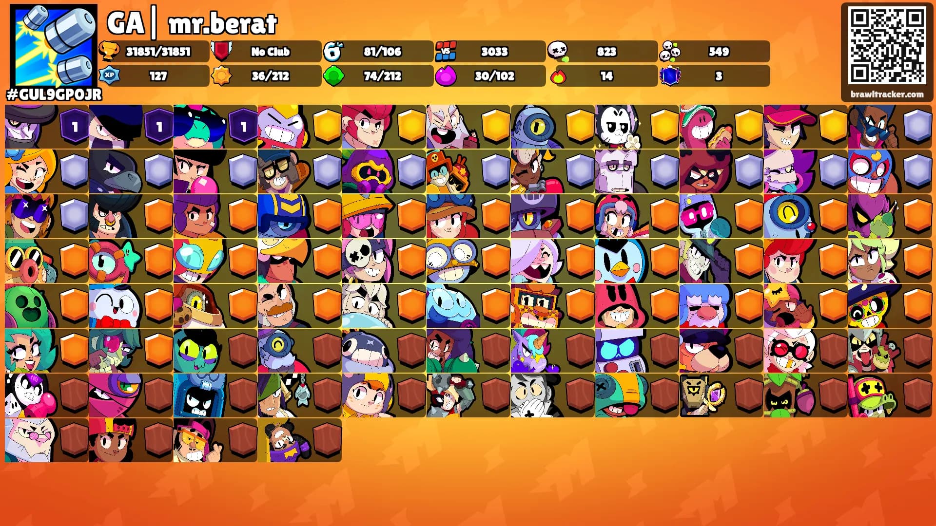 GA| mr.berat's Ranks